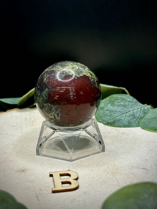 Dragon Bloodstone Spheres | Dragon Stone Spheres - Still Water Crystals