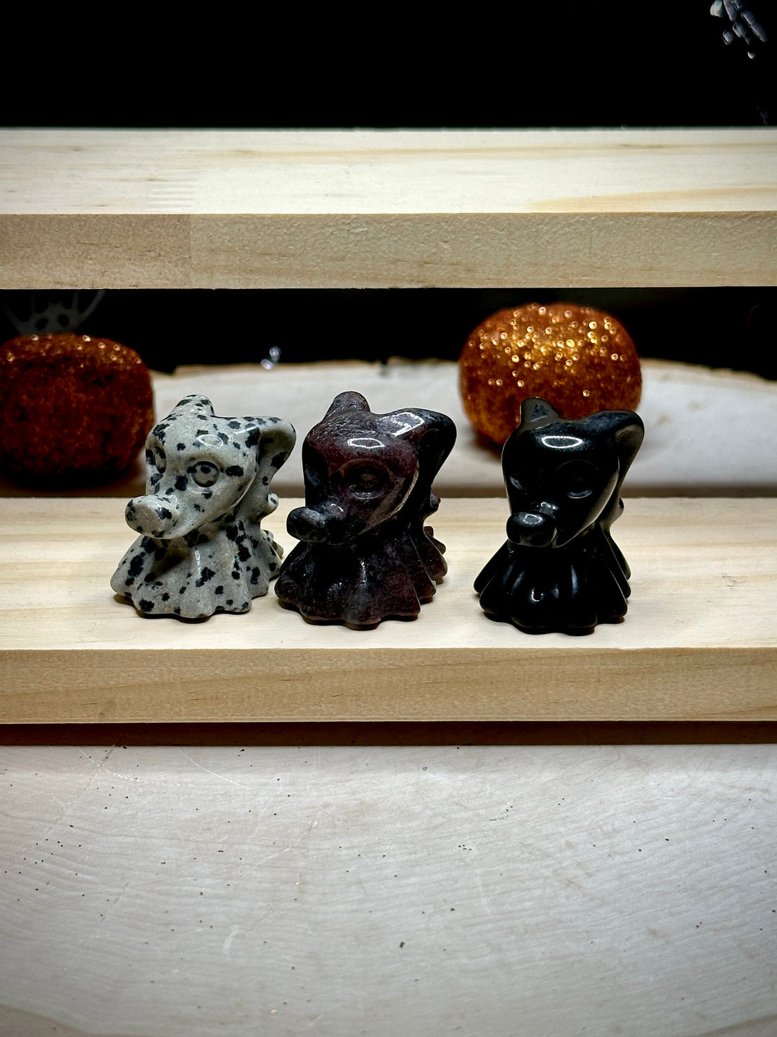 NBC Ghost Dog Carvings