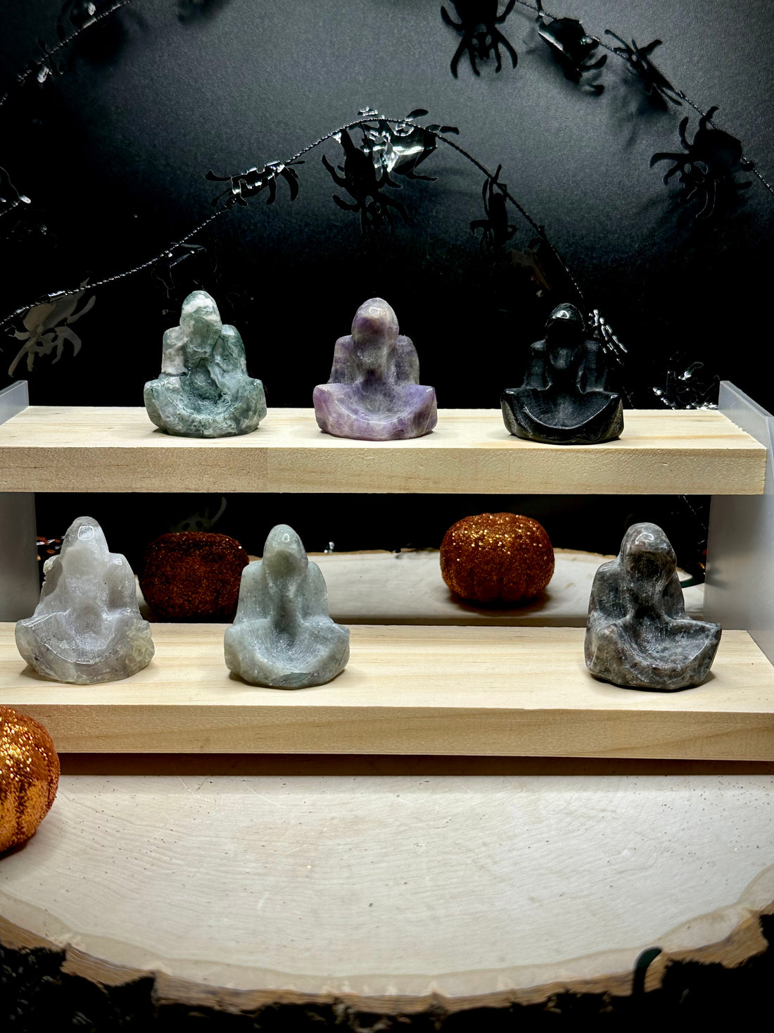 Sitting Death Carvings