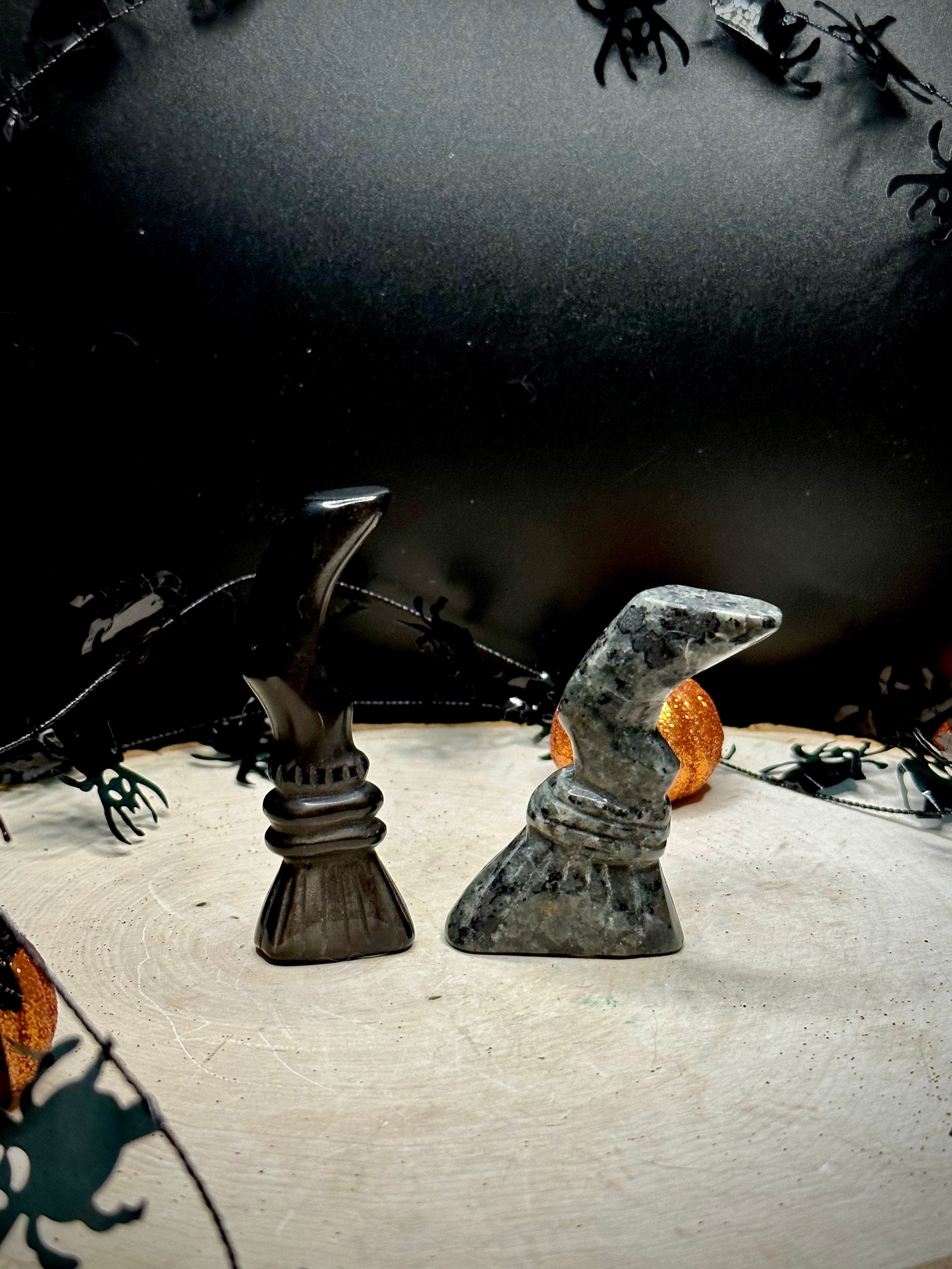 Broom Carvings