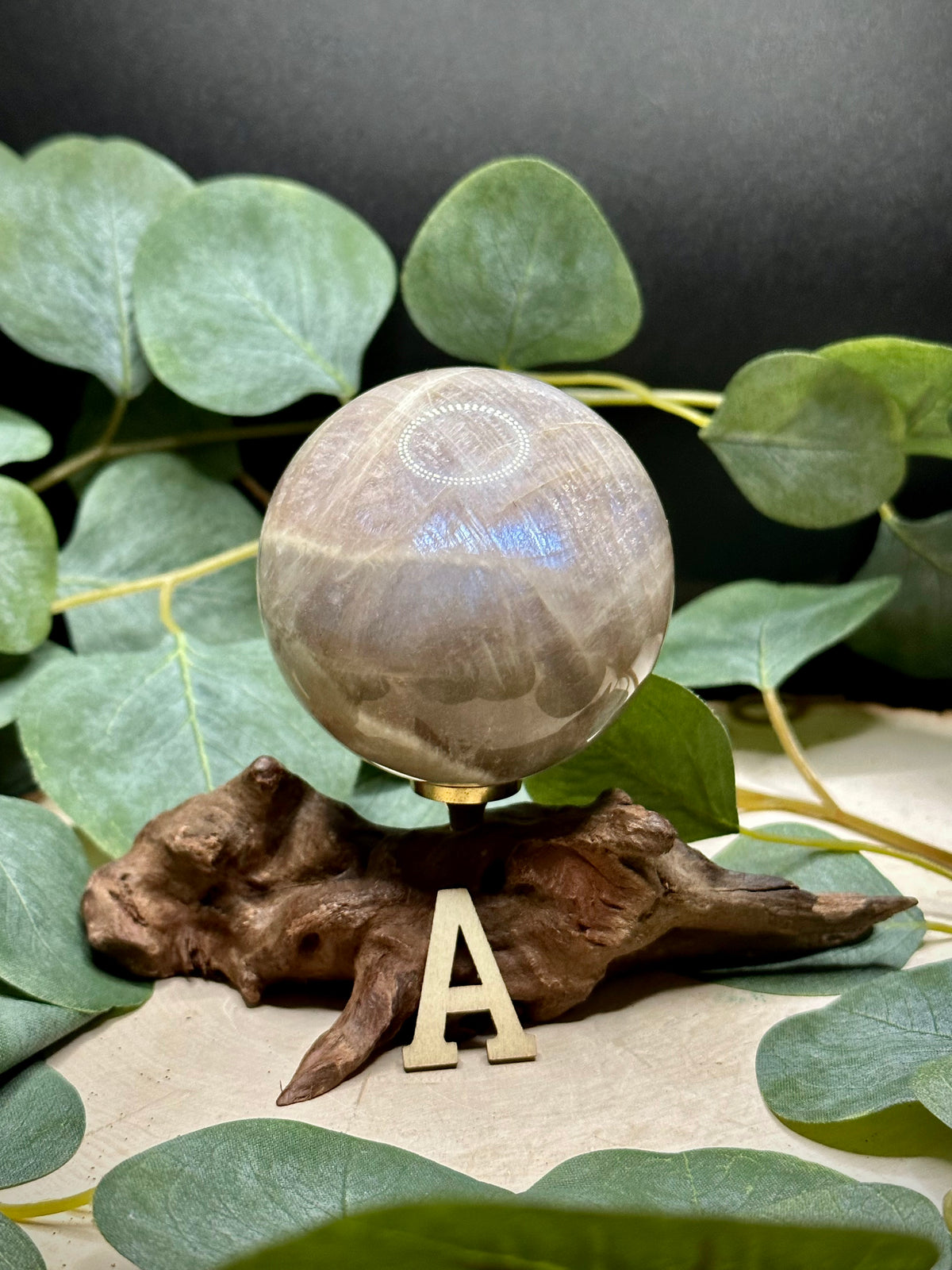 High Flash Moonstone Spheres | Premium Natural Moonstone Crystal Spheres - Still Water Crystals