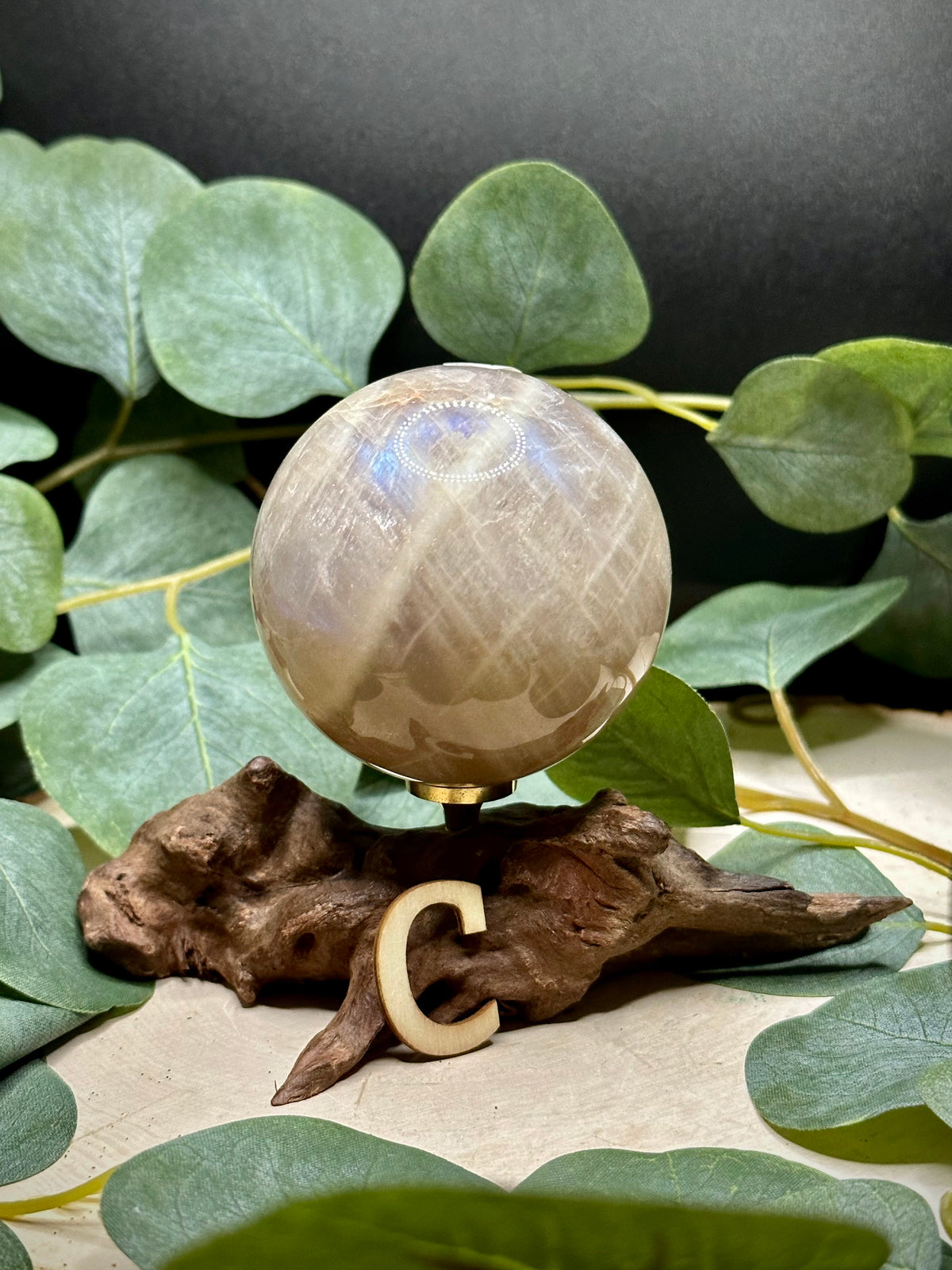 High Flash Moonstone Spheres | Premium Natural Moonstone Crystal Spheres - Still Water Crystals