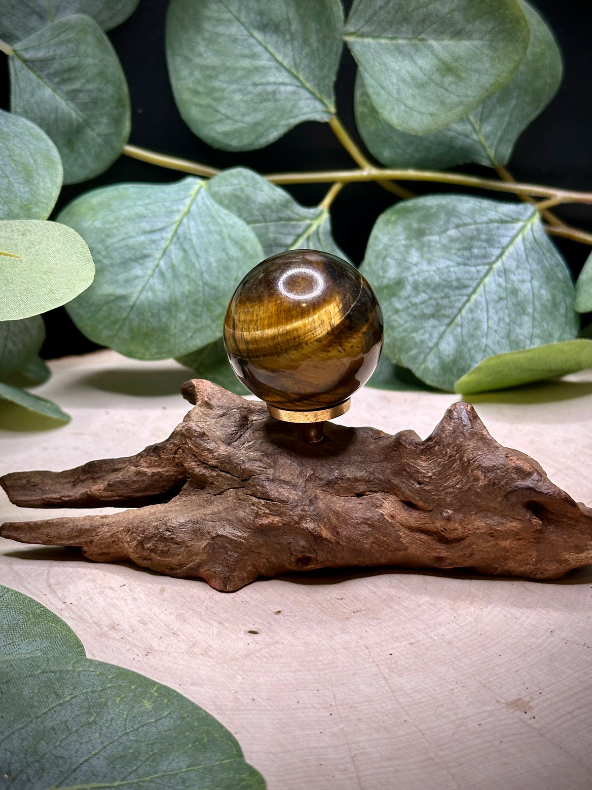 Small Tiger’s Eye Spheres | Natural Chatoyant Quartz Spheres