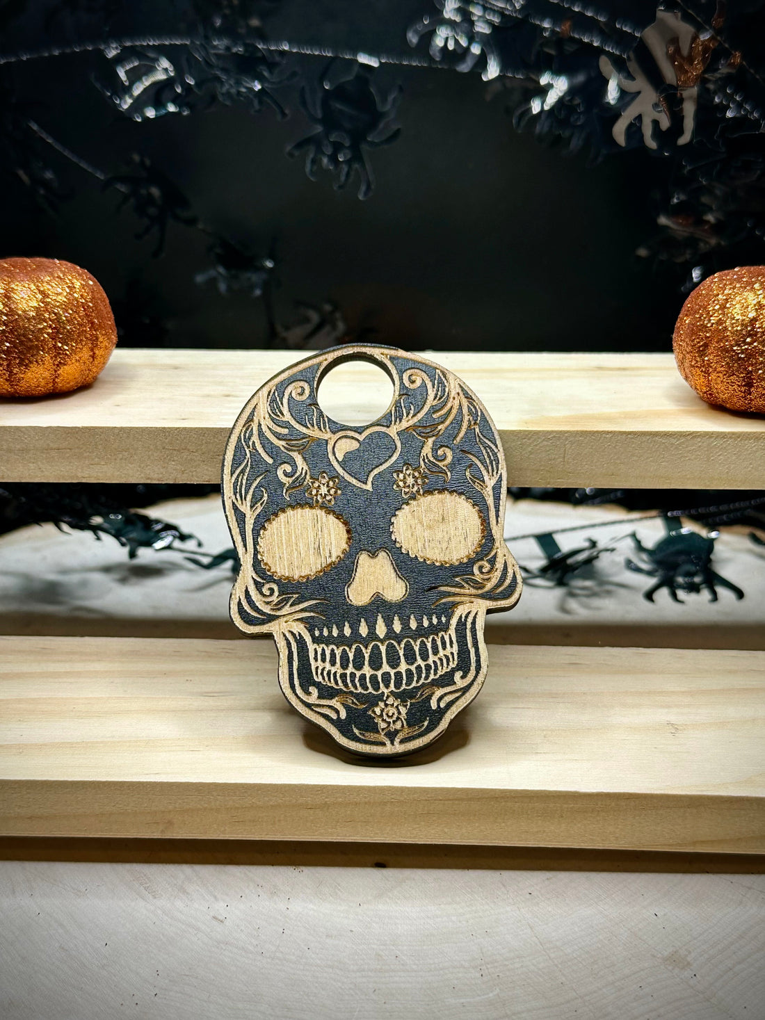 Spooky Wooden Sphere Holders