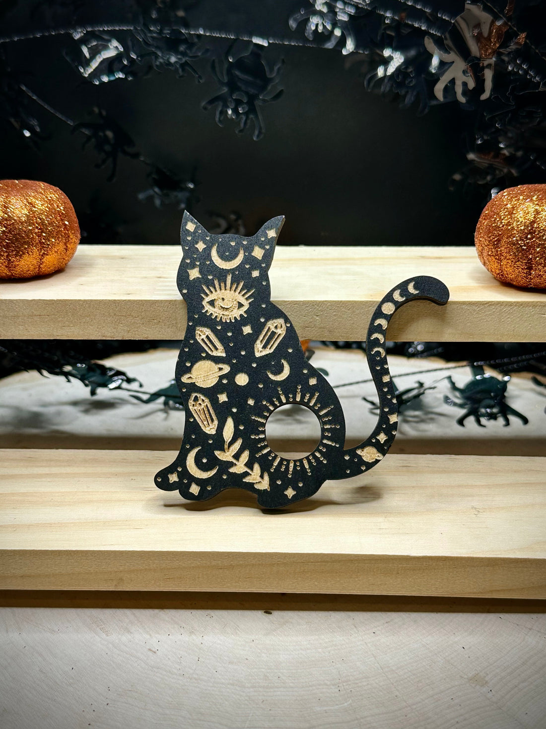 Spooky Wooden Sphere Holders