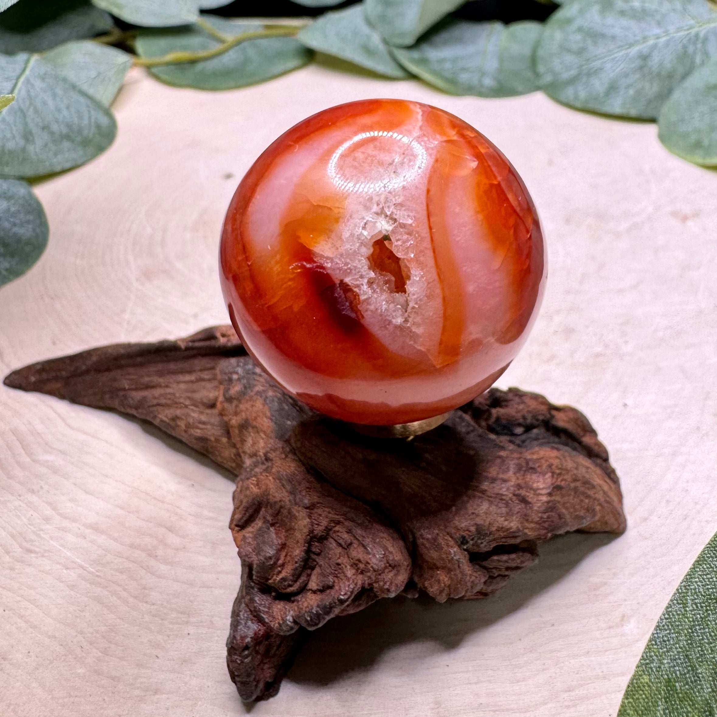 Natural Carnelian Spheres | Polished Carnelian Crystal Spheres