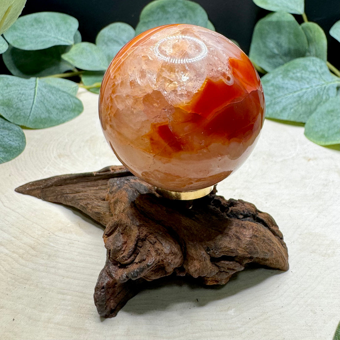 Natural Carnelian Spheres | Polished Carnelian Crystal Spheres