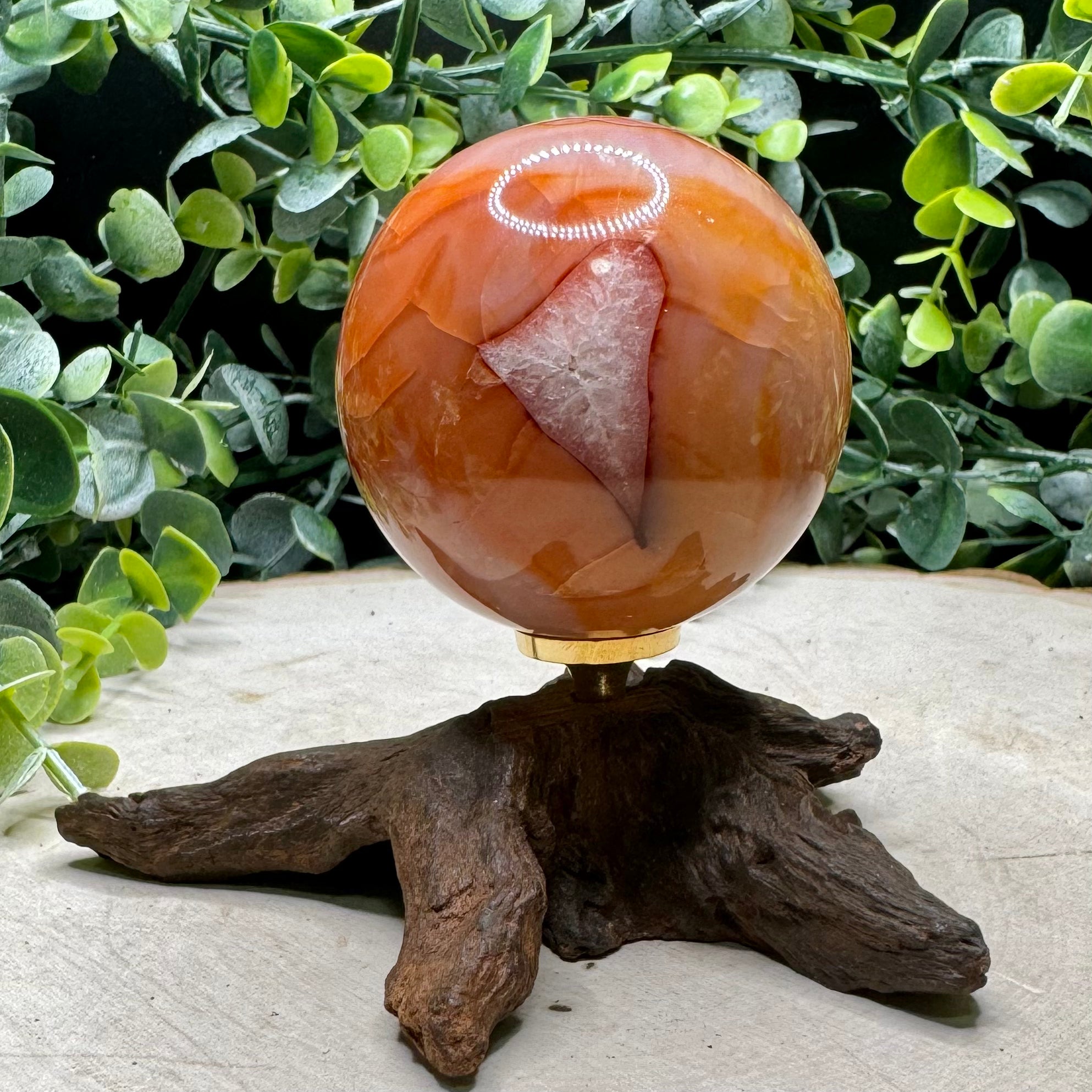 Natural Carnelian Spheres | Polished Carnelian Crystal Spheres