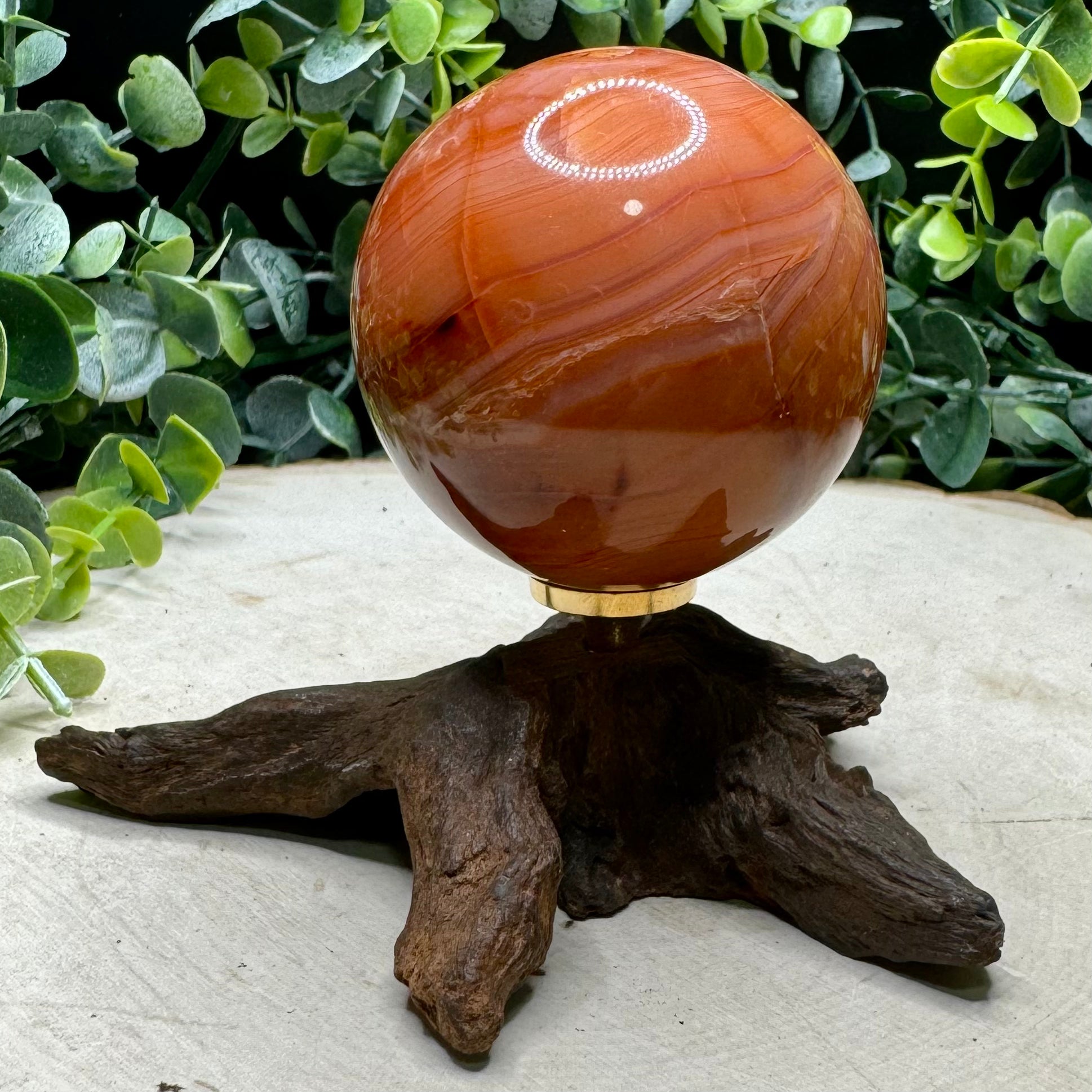 Natural Carnelian Spheres | Polished Carnelian Crystal Spheres