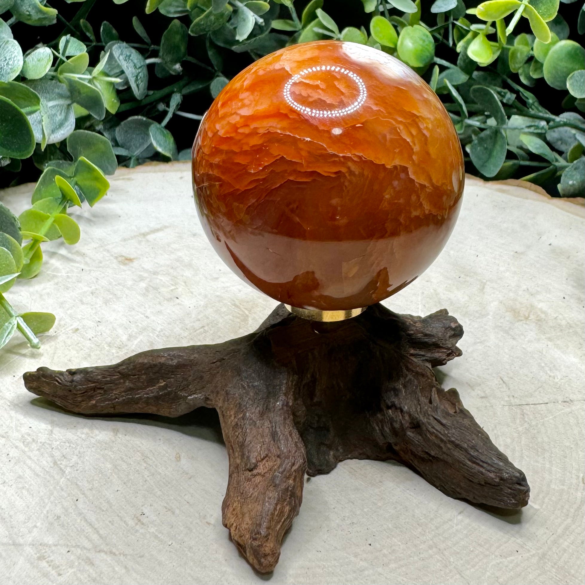 Natural Carnelian Spheres | Polished Carnelian Crystal Spheres