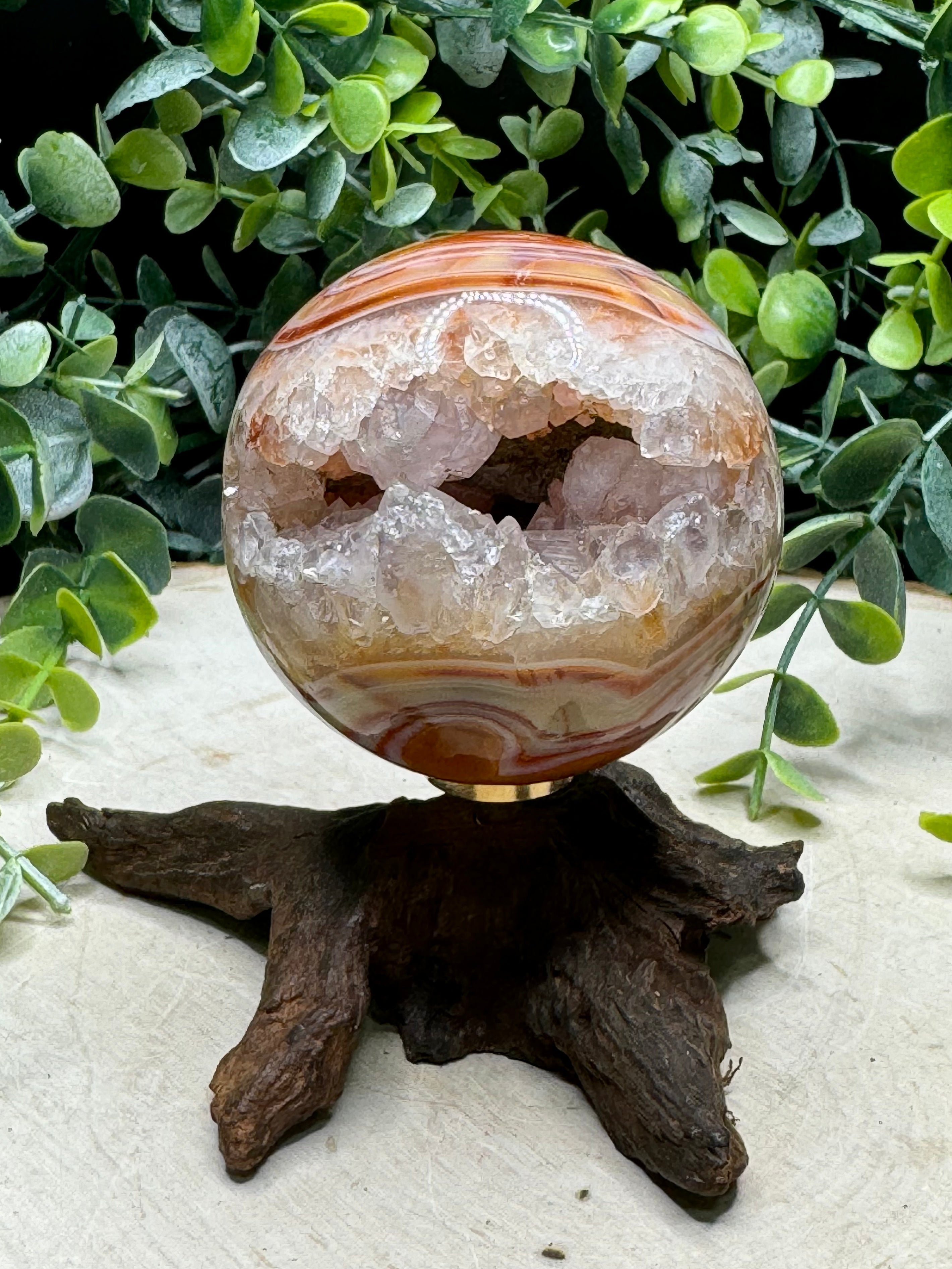 Natural Carnelian Spheres | Polished Carnelian Crystal Spheres
