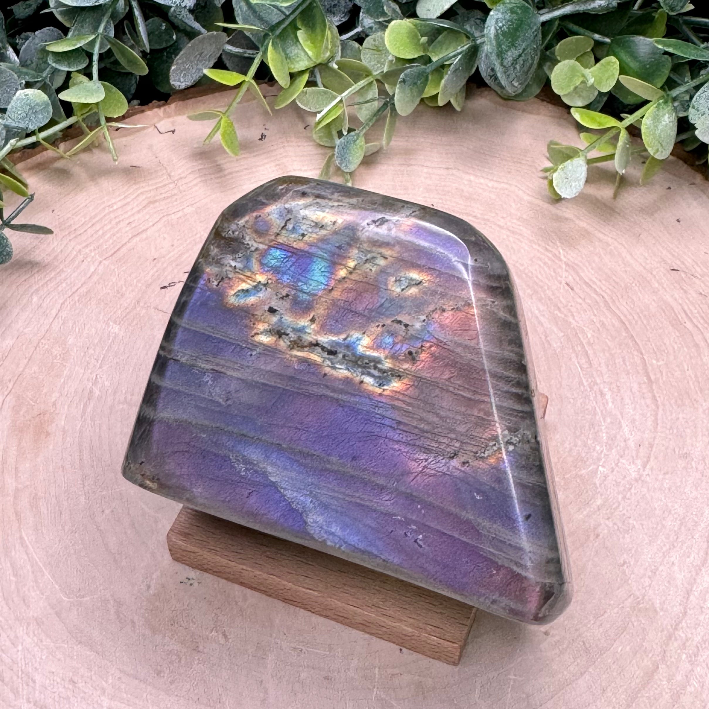 Purple Flash Labradorite Freeforms | Polished Labradorite Display Pieces