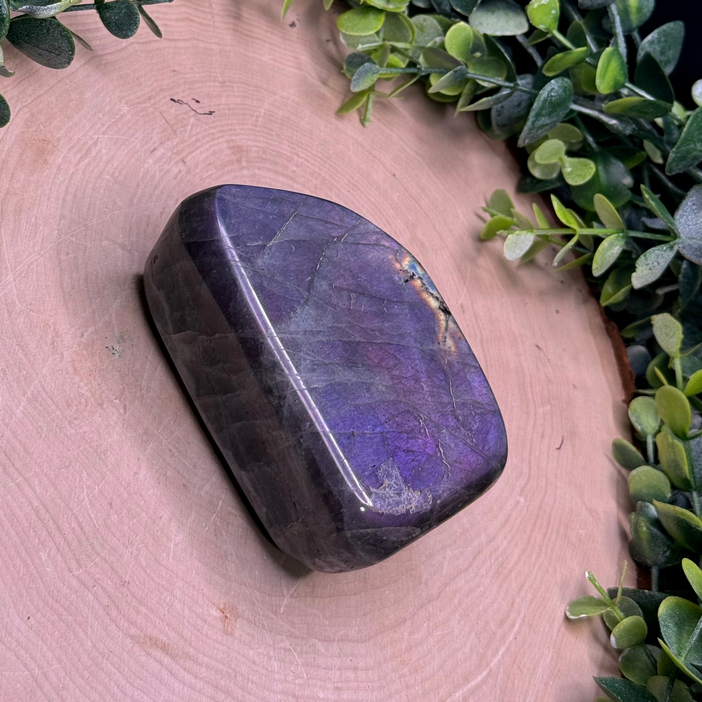 Purple Flash Labradorite Freeforms | Polished Labradorite Display Pieces