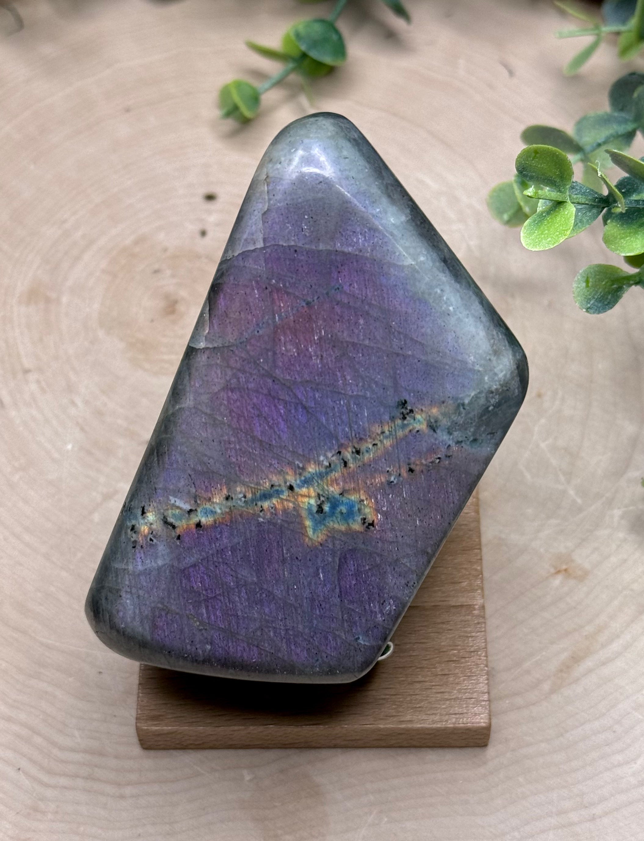Purple Flash Labradorite Freeforms | Polished Labradorite Display Pieces