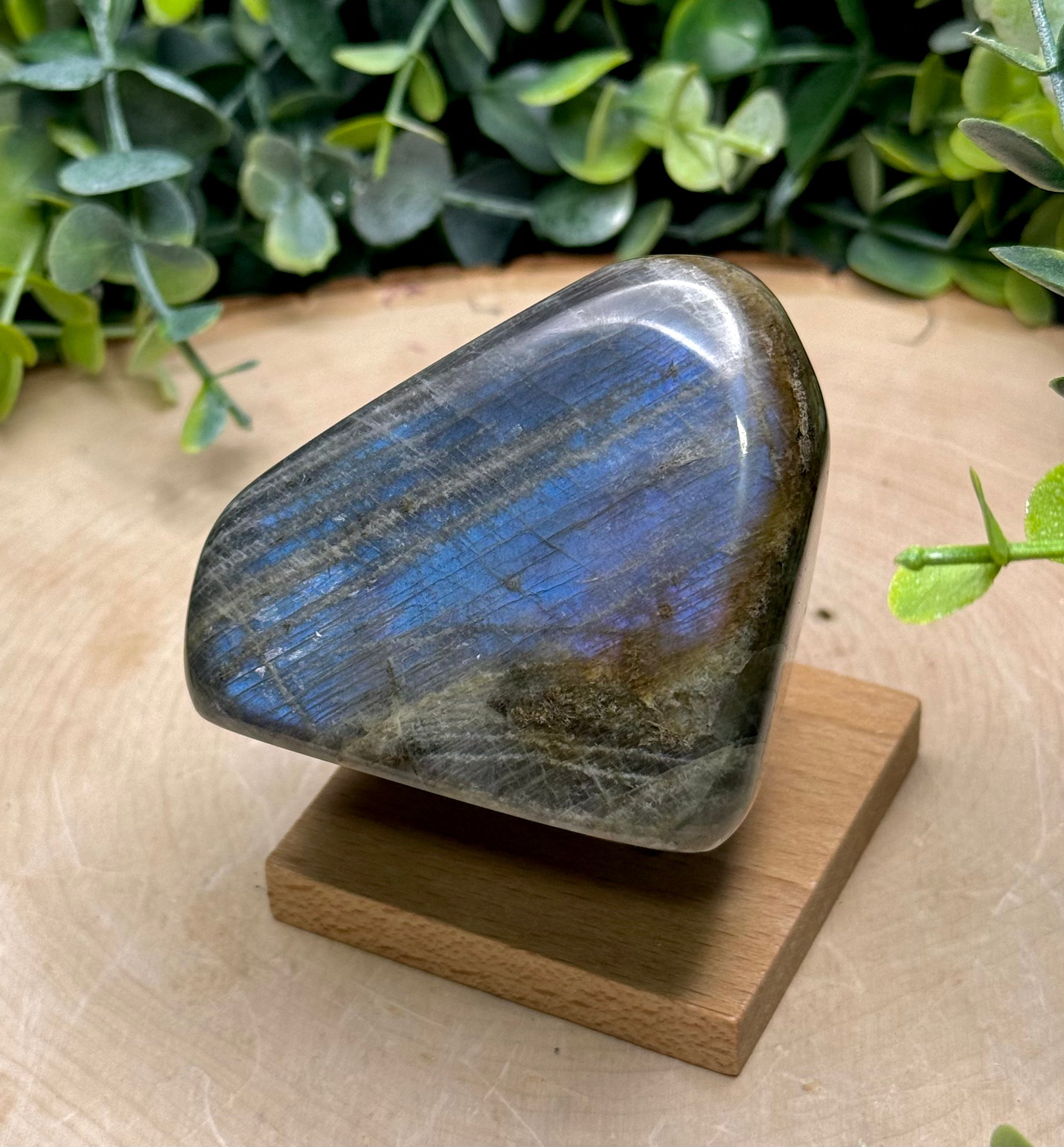 Purple Flash Labradorite Freeforms | Polished Labradorite Display Pieces