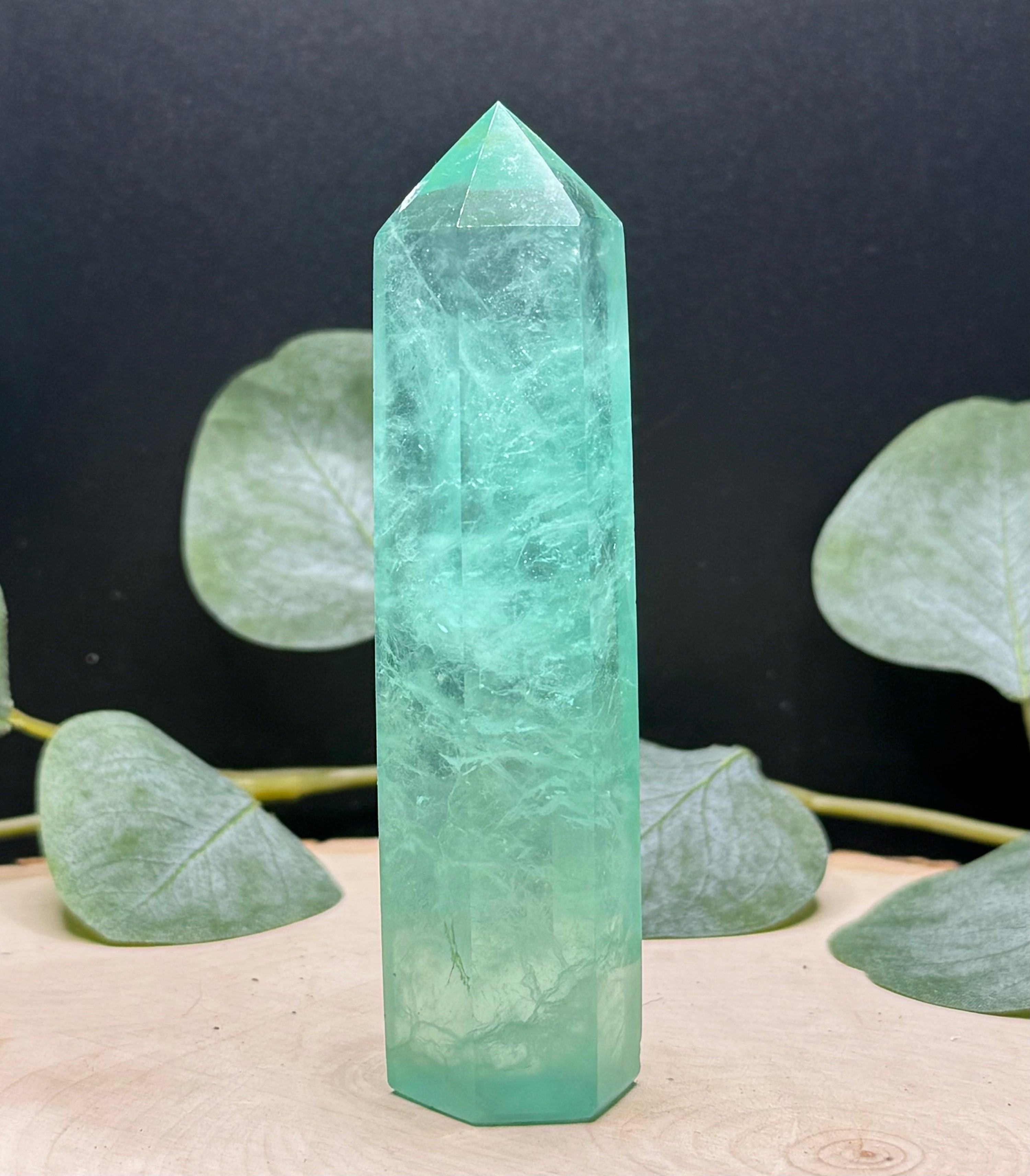 Baja Fluorite Points | Natural Green Fluorite Towers | Polished Fluorite Crystals