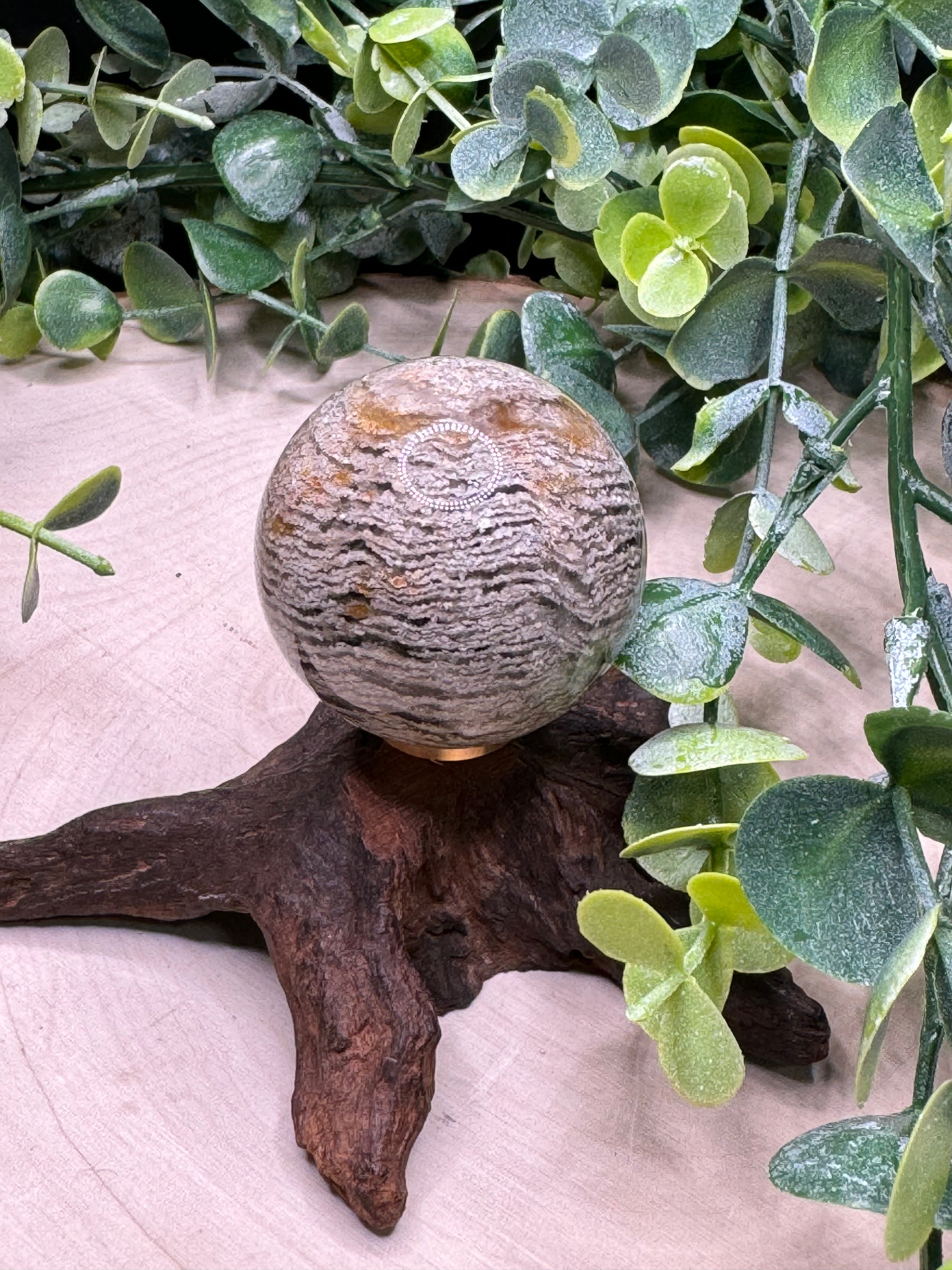 Thousand Layer Quartz Spheres | Natural Layered Quartz Crystal Spheres - Still Water Crystals