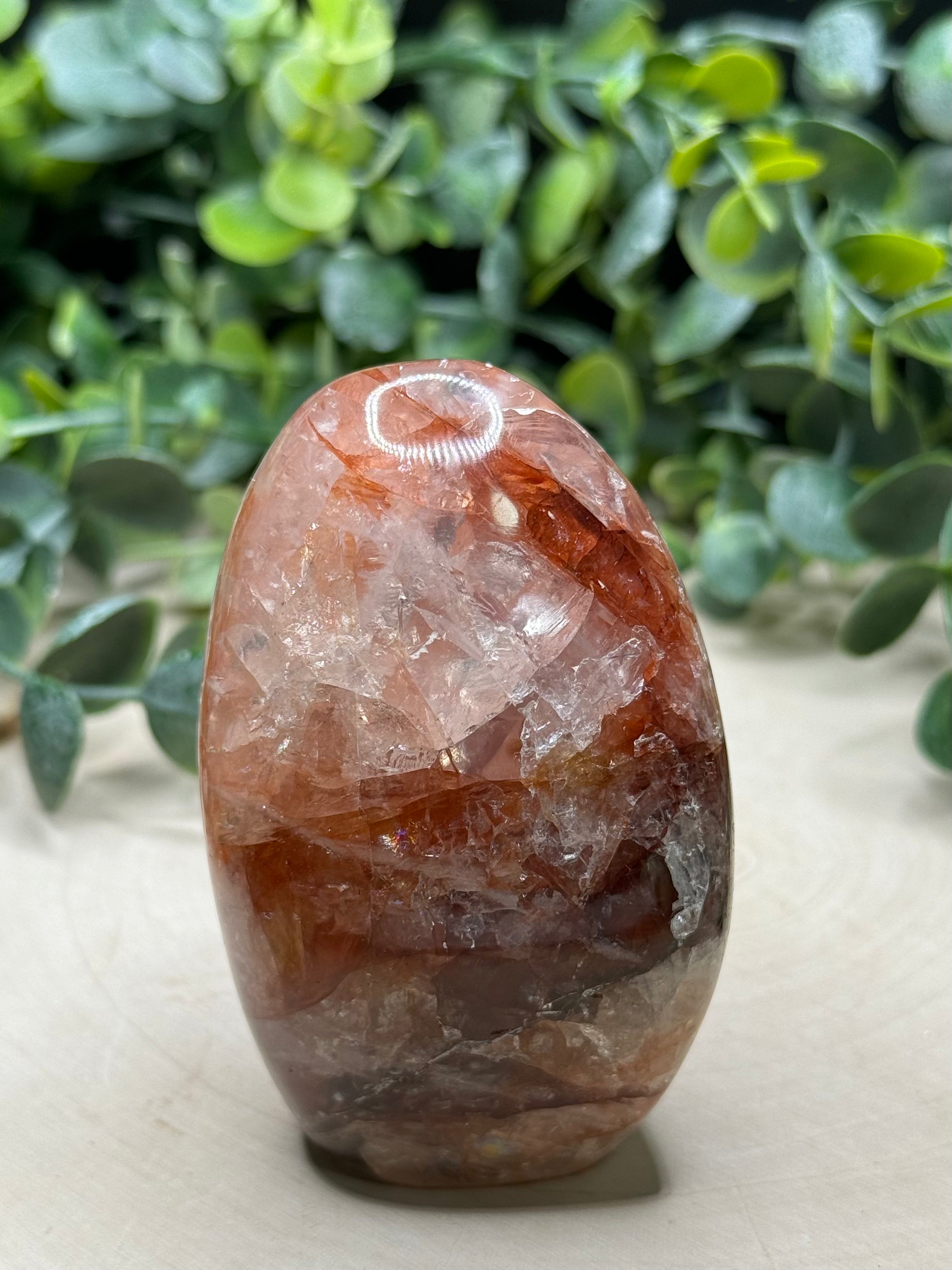 Fire Quartz Freeforms | Hematoid Quartz Polished Crystal Carvings
