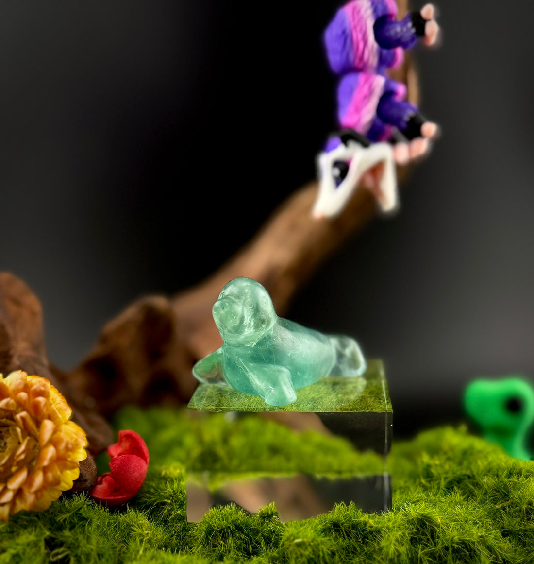 Fluorite Seal Carvings