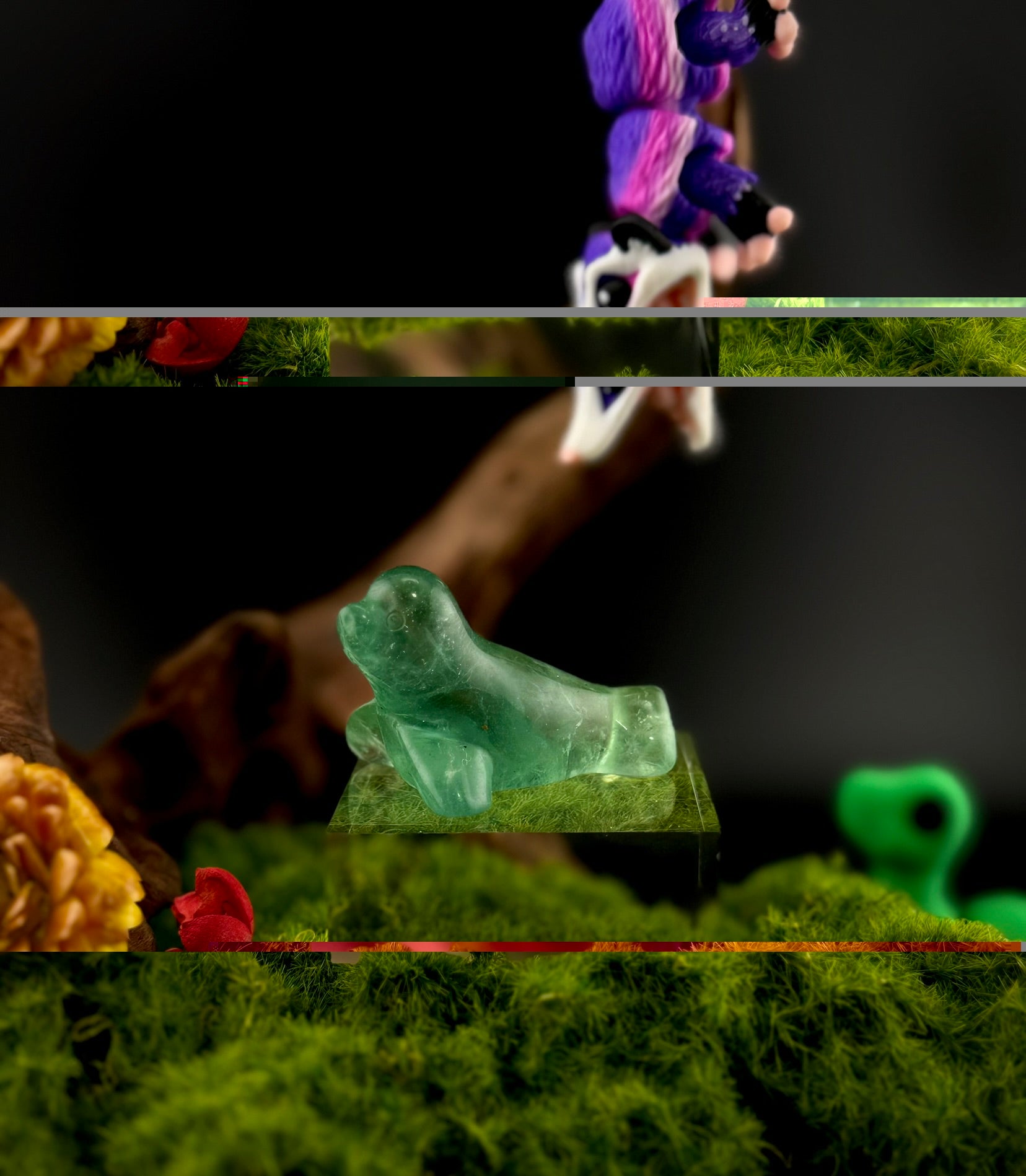 Fluorite Seal Carvings