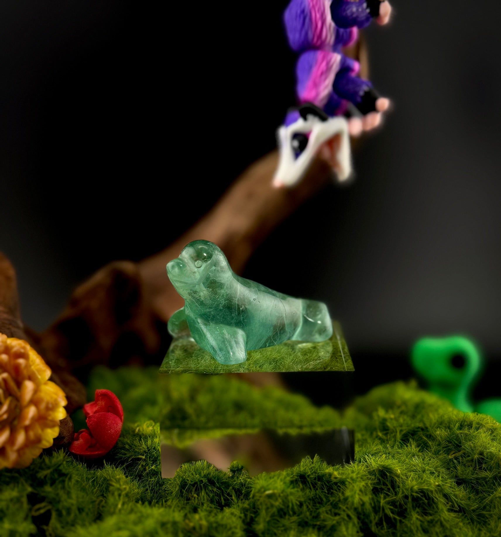 Fluorite Seal Carvings