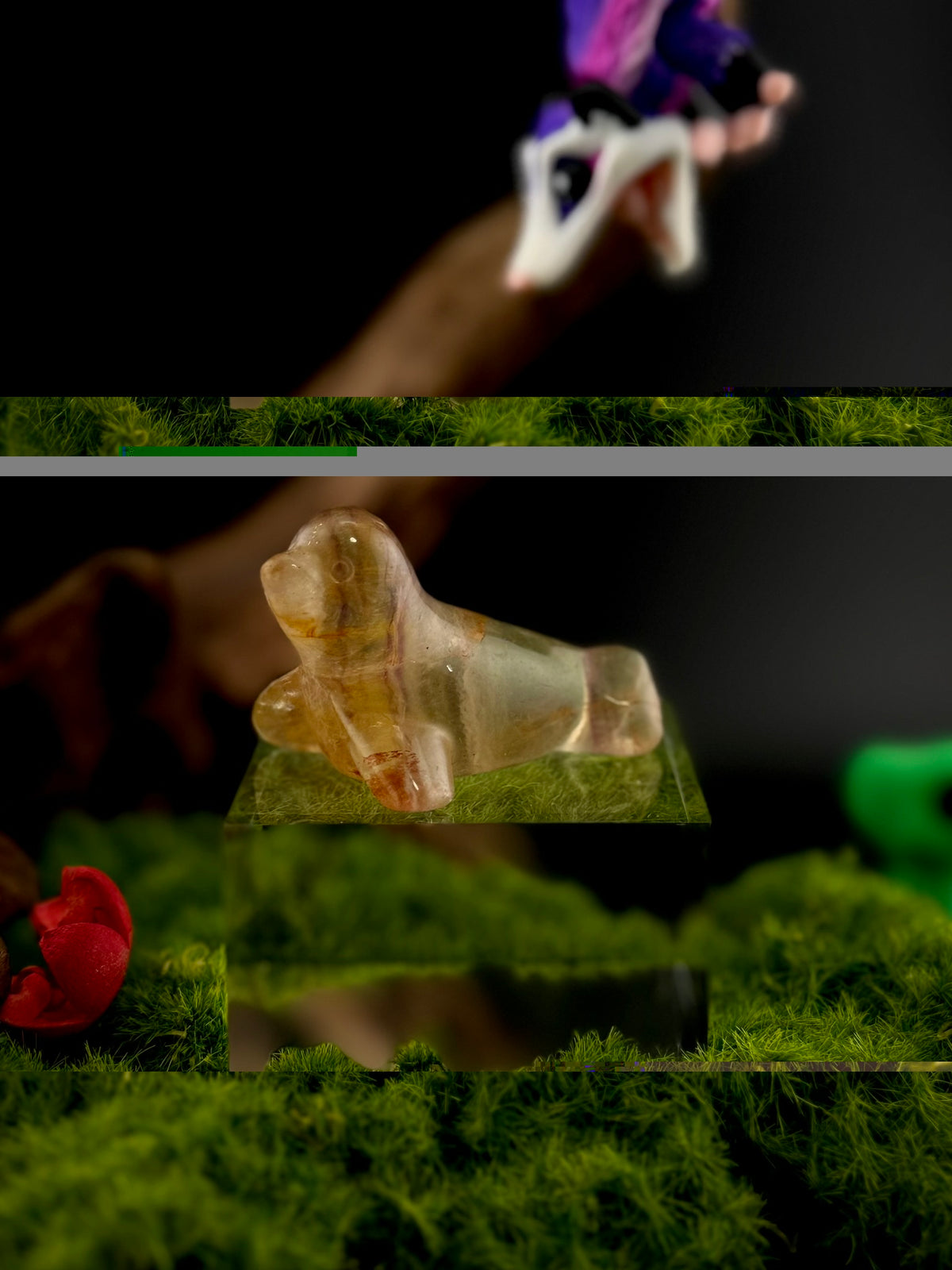 Fluorite Seal Carvings