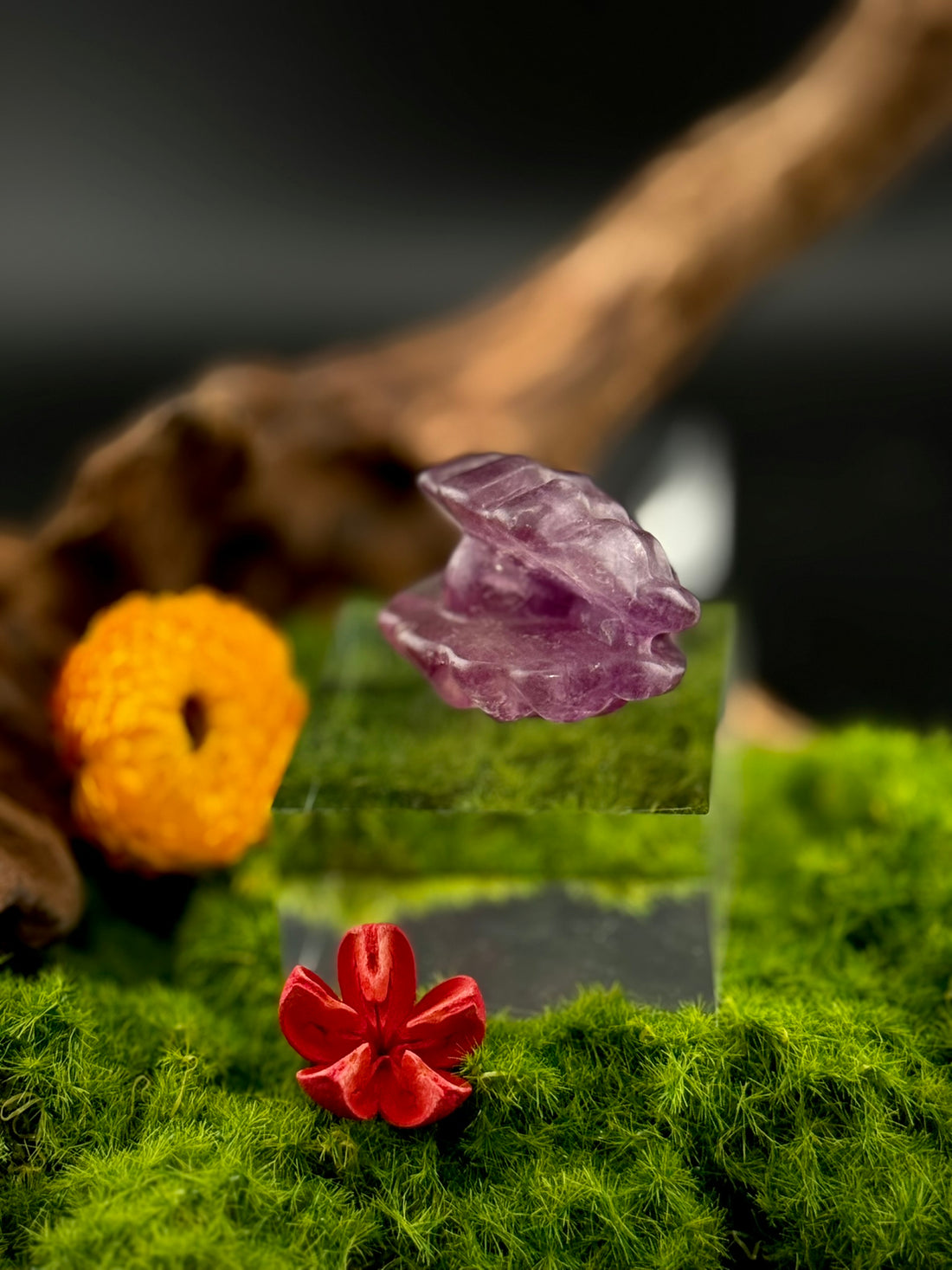 Fluorite Clam Carving