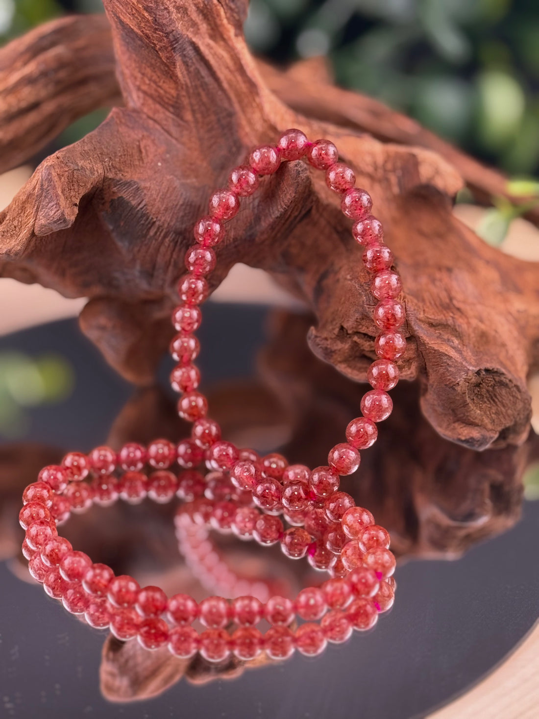 Strawberry Quartz 6mm Bracelets