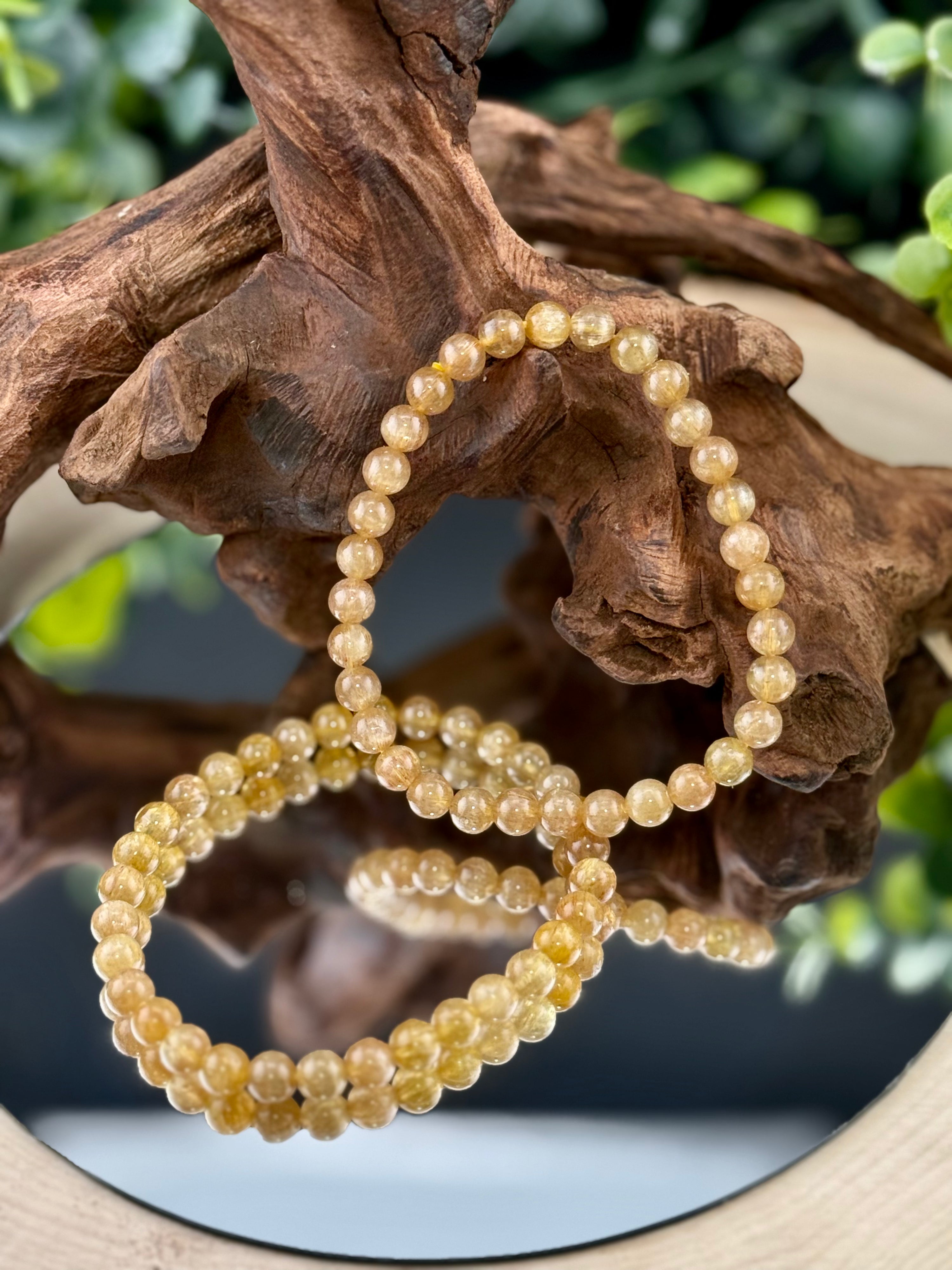 Golden Rutile 6mm Bracelets