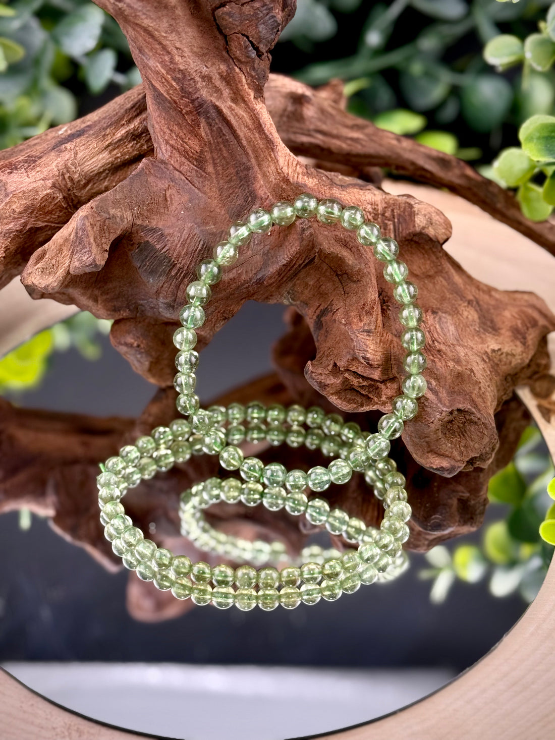 Green Apatite 6mm Bracelets