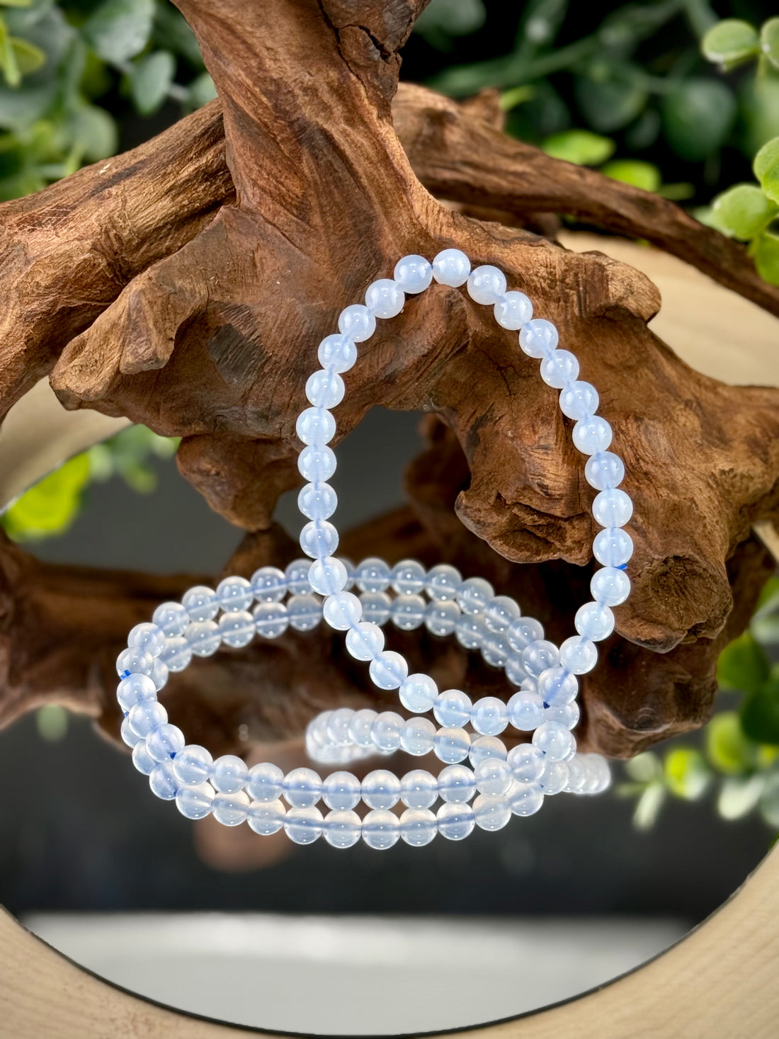 Blue Chalcedony 6mm Bracelets