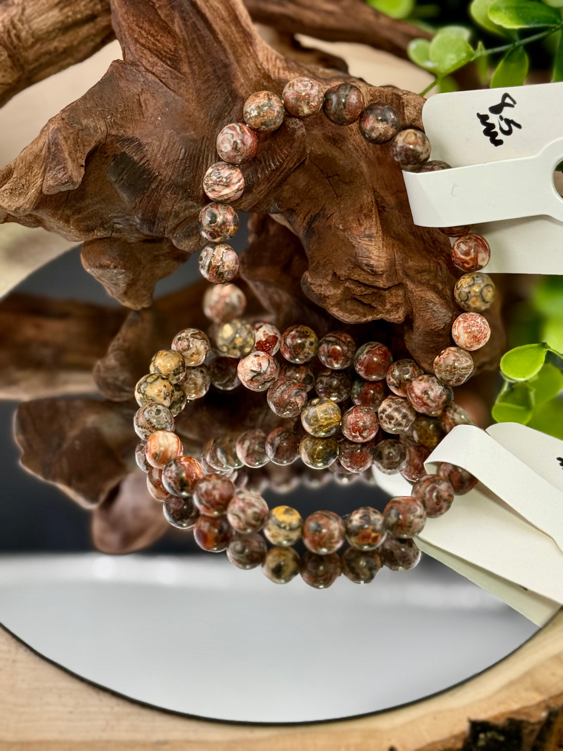 Leopardskin Jasper 8mm Bracelets