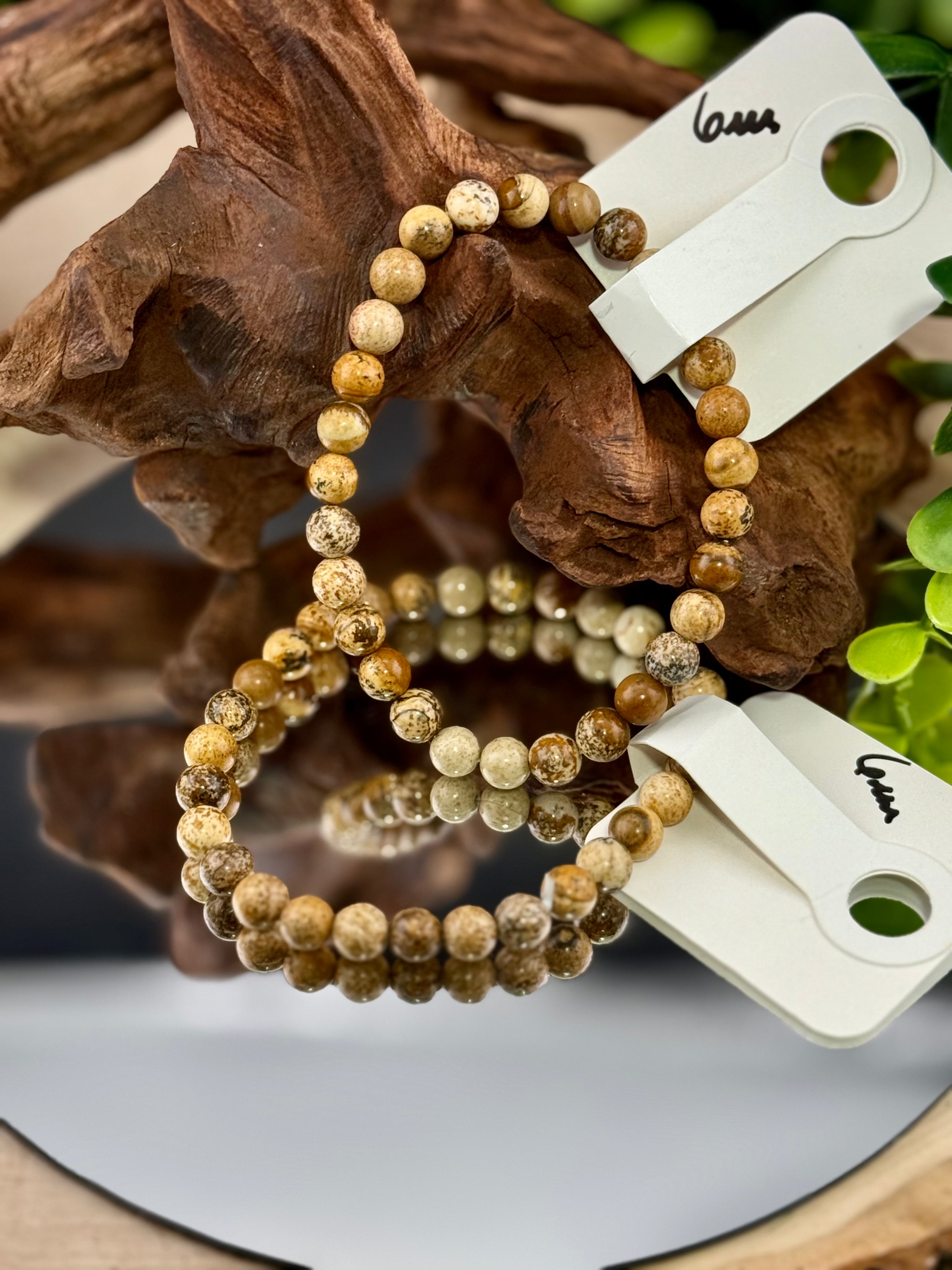Picture Jasper 6mm Bracelets