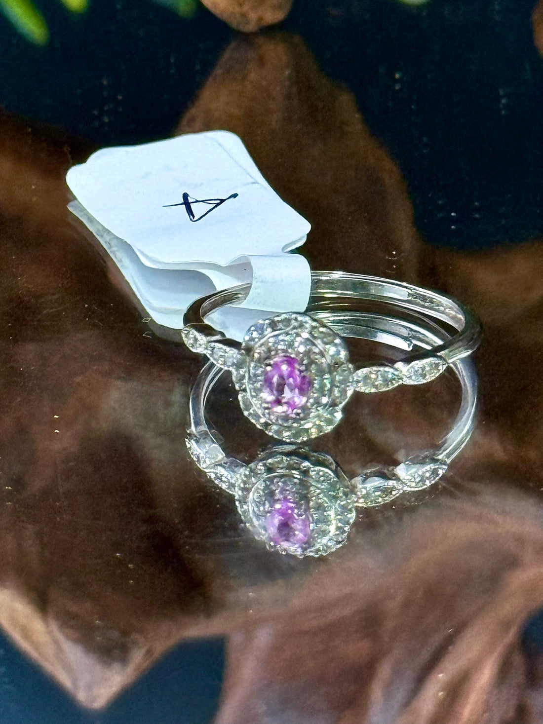 Pink Sapphire Adjustable Rings