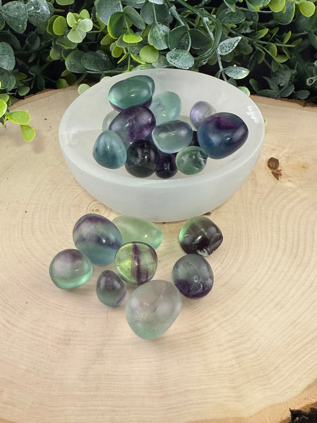 Rainbow Fluorite Pebble Tumble