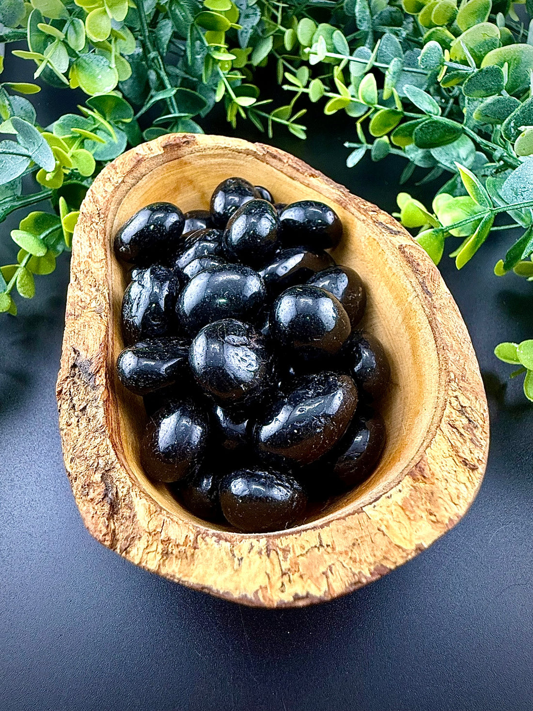 Black Tourmaline Tumbles