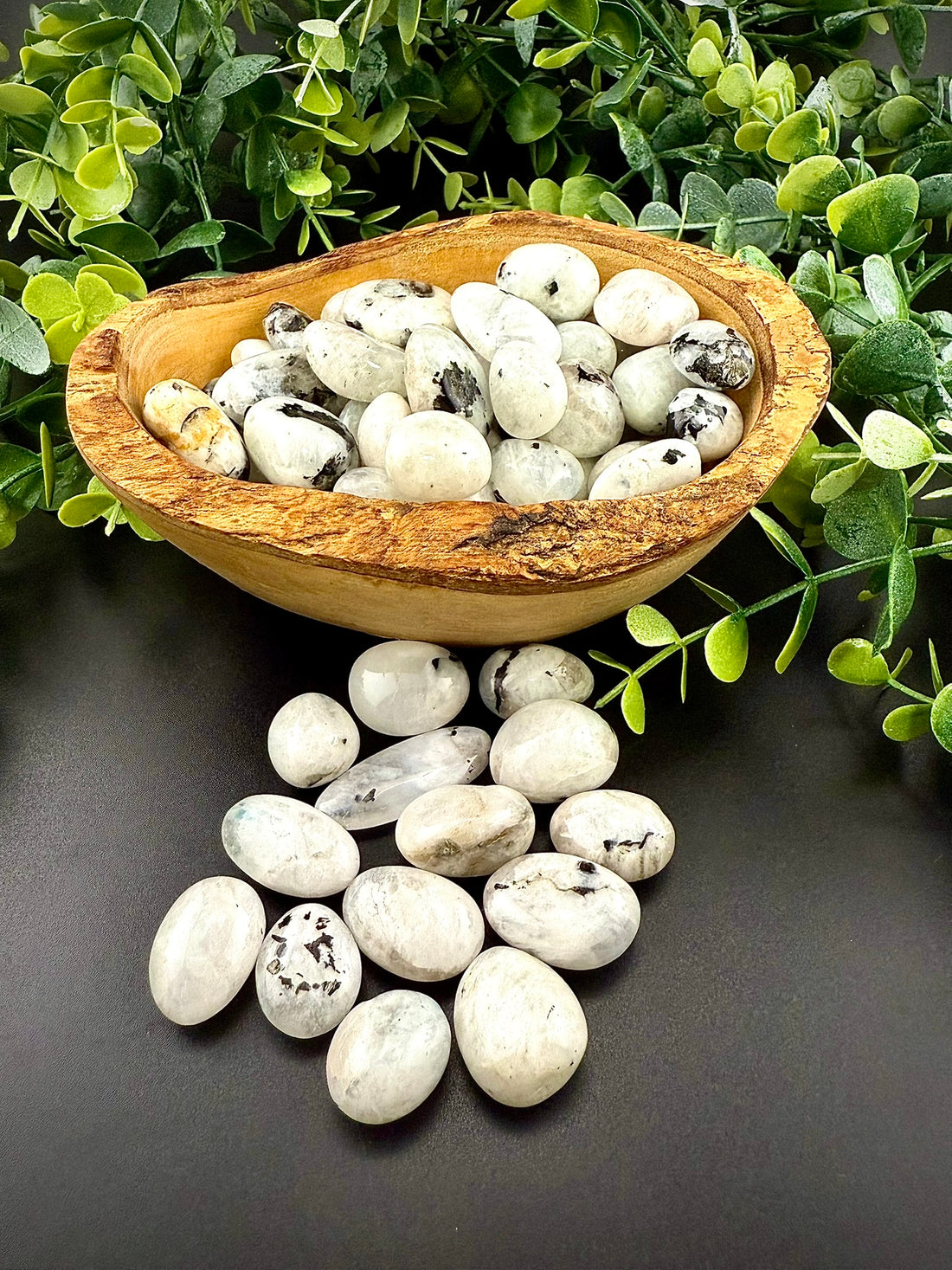 Rainbow Moonstone Tumbles