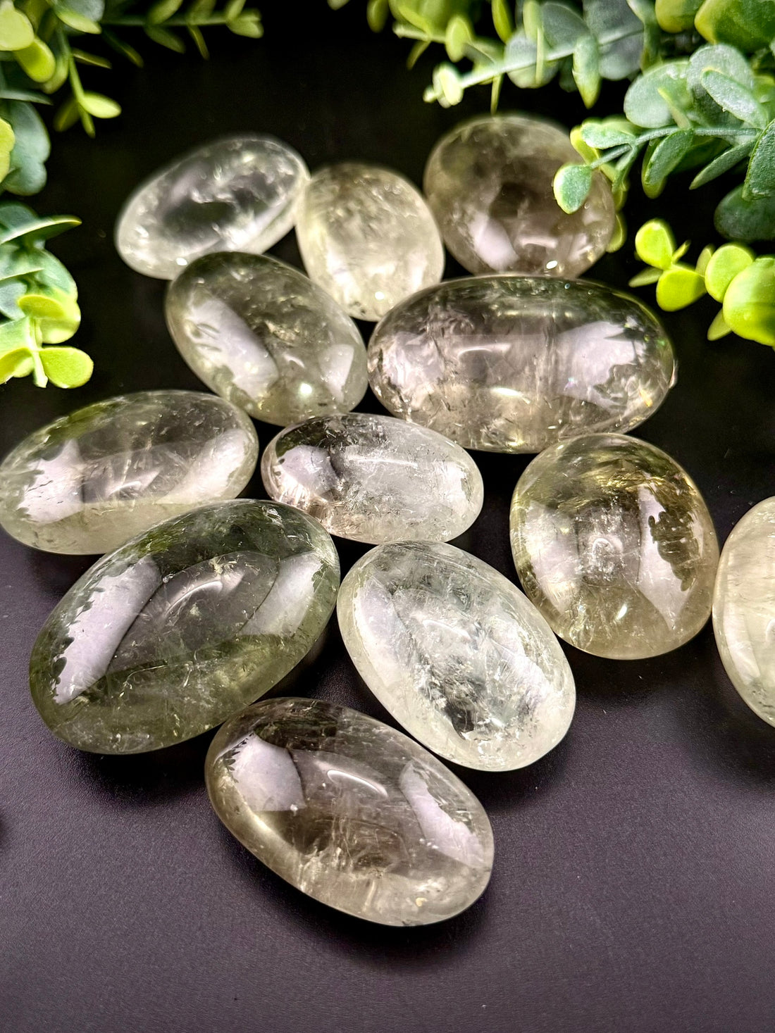 Green Quartz Palmstones