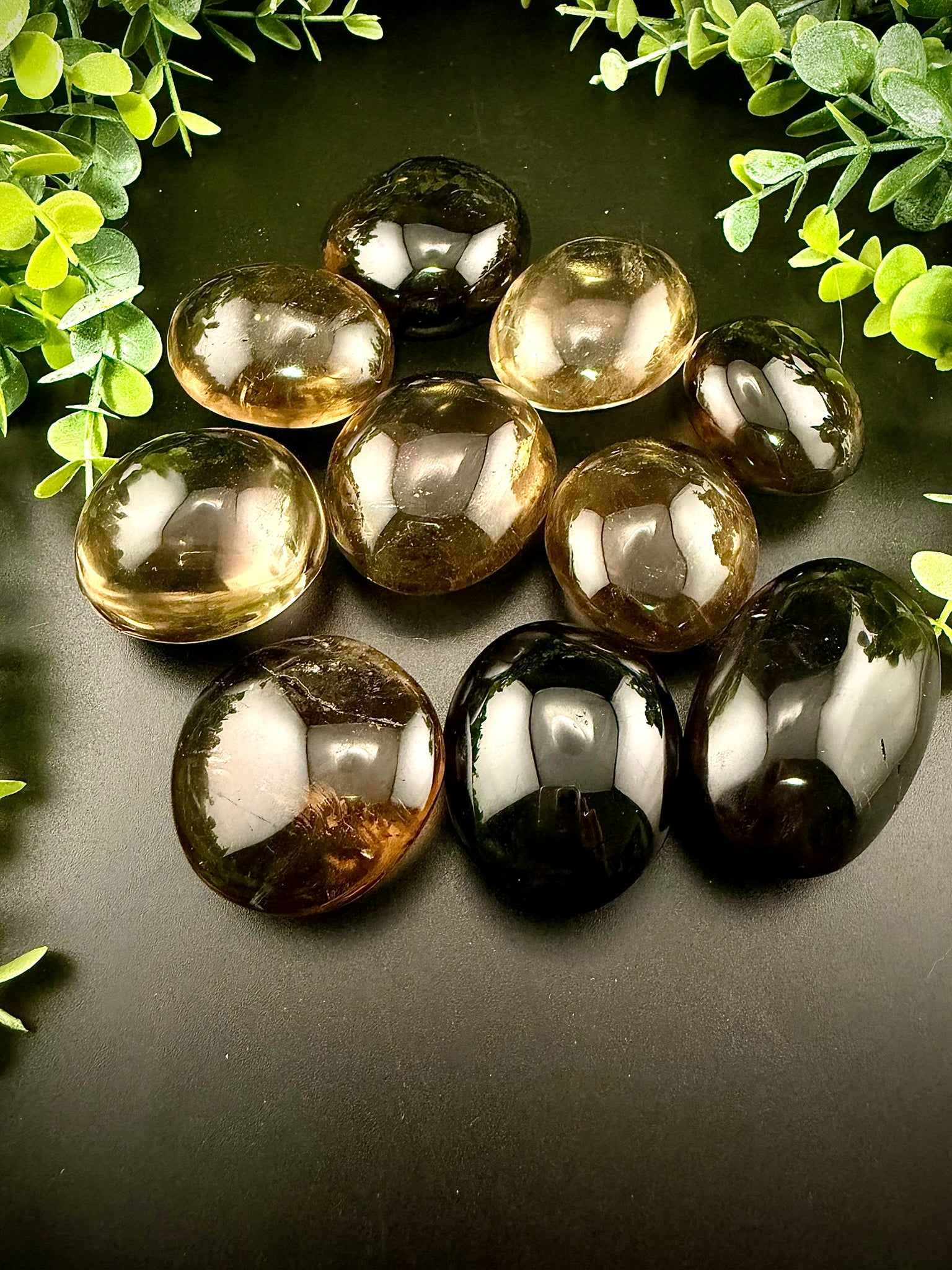 Smoky Quartz Palmstones