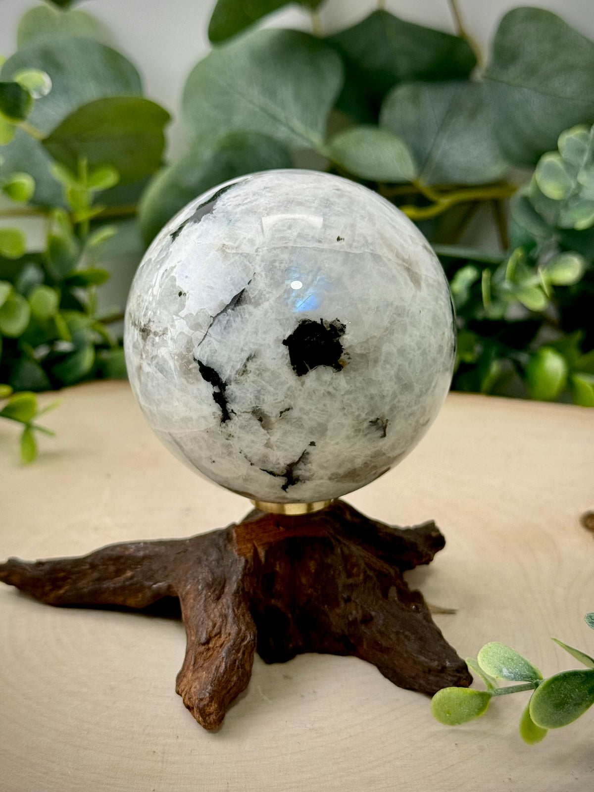 Rainbow Moonstone Spheres | Natural Polished Gemstone Crystal Spheres