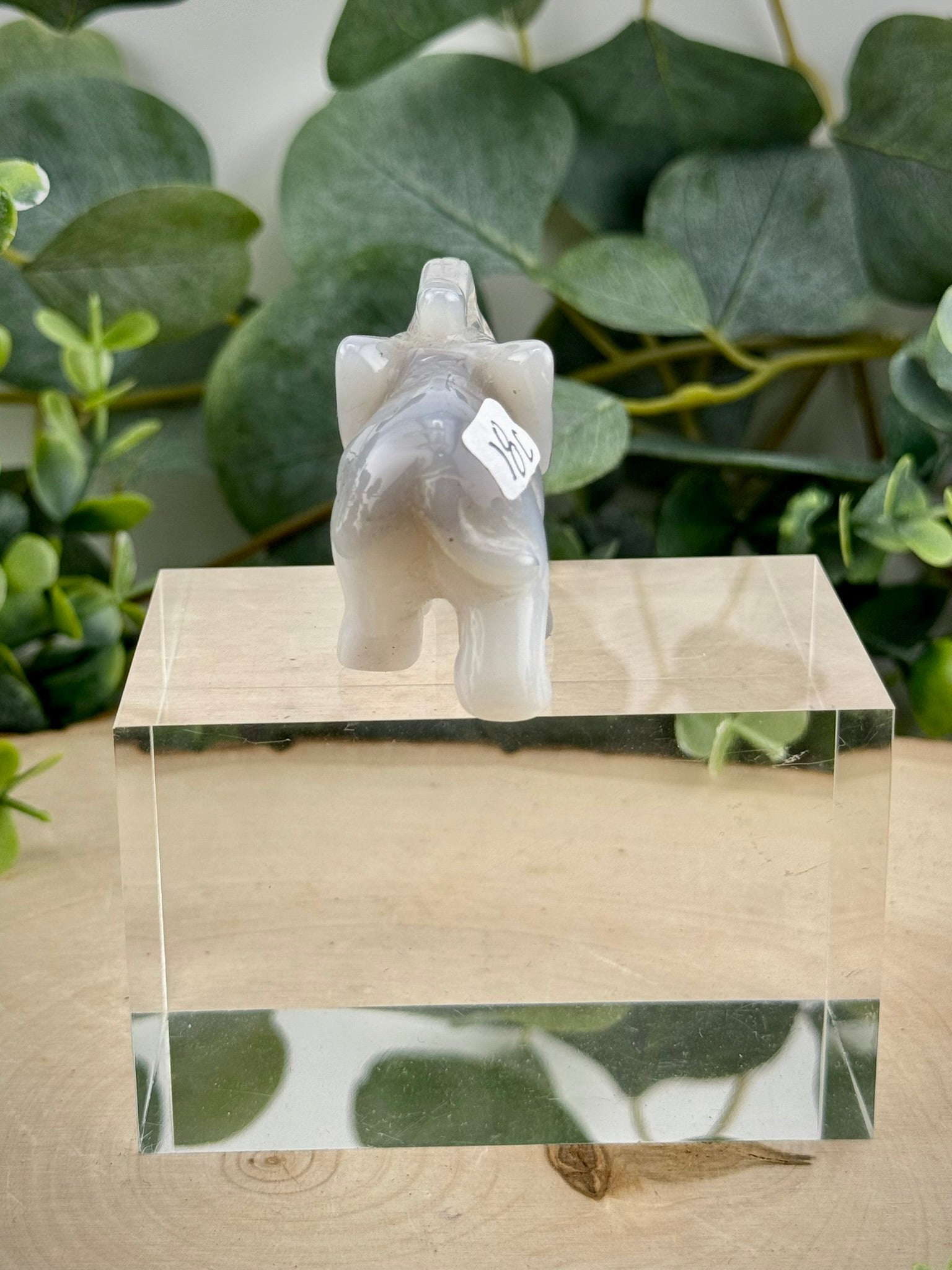 Agate Elephant Carvings