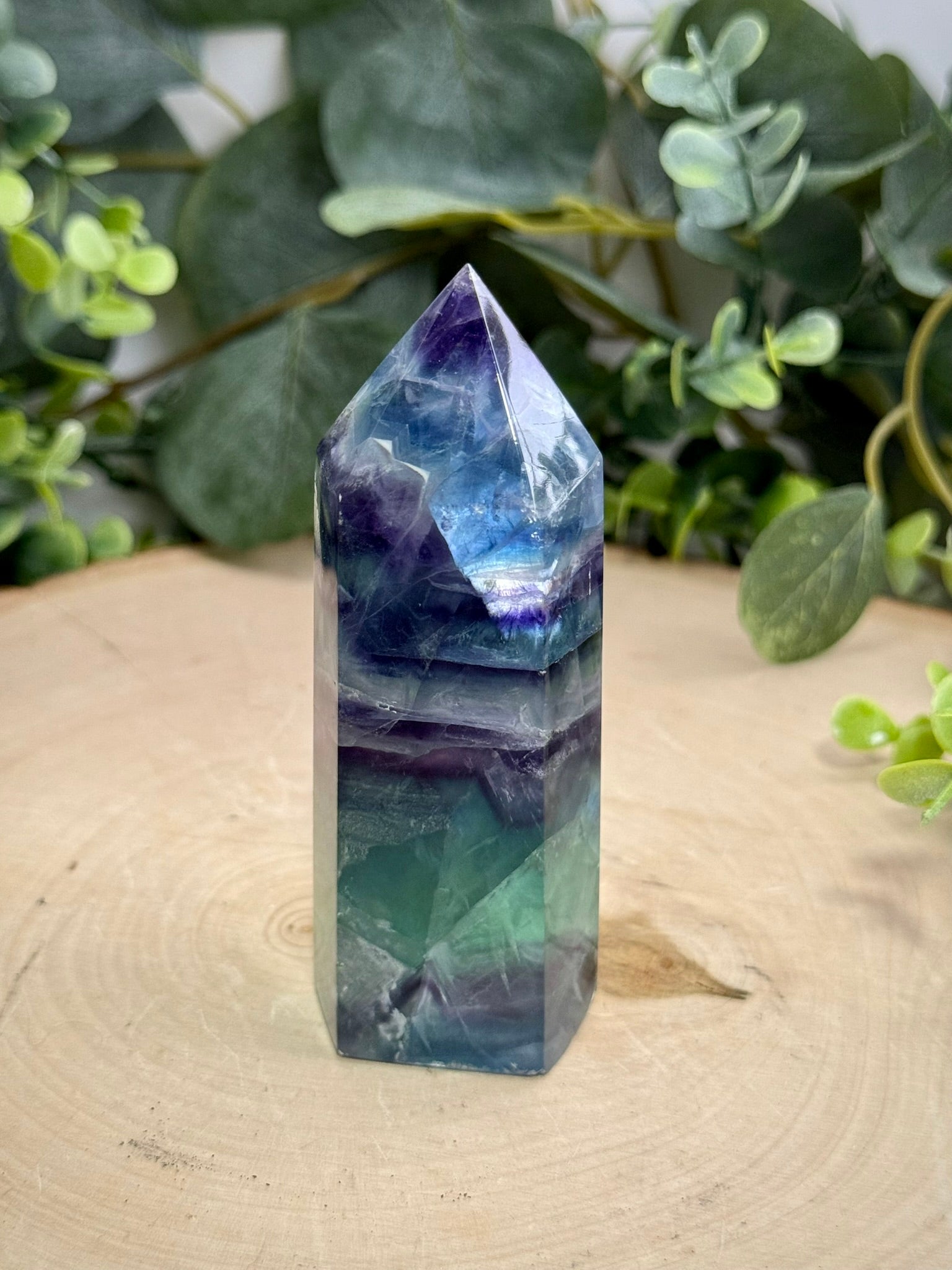 Rainbow Fluorite Towers | Natural Polished Crystal Points