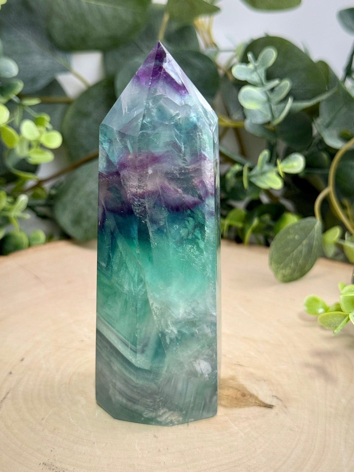 Discounted Rainbow Fluorite Towers | Natural Polished Crystal Points