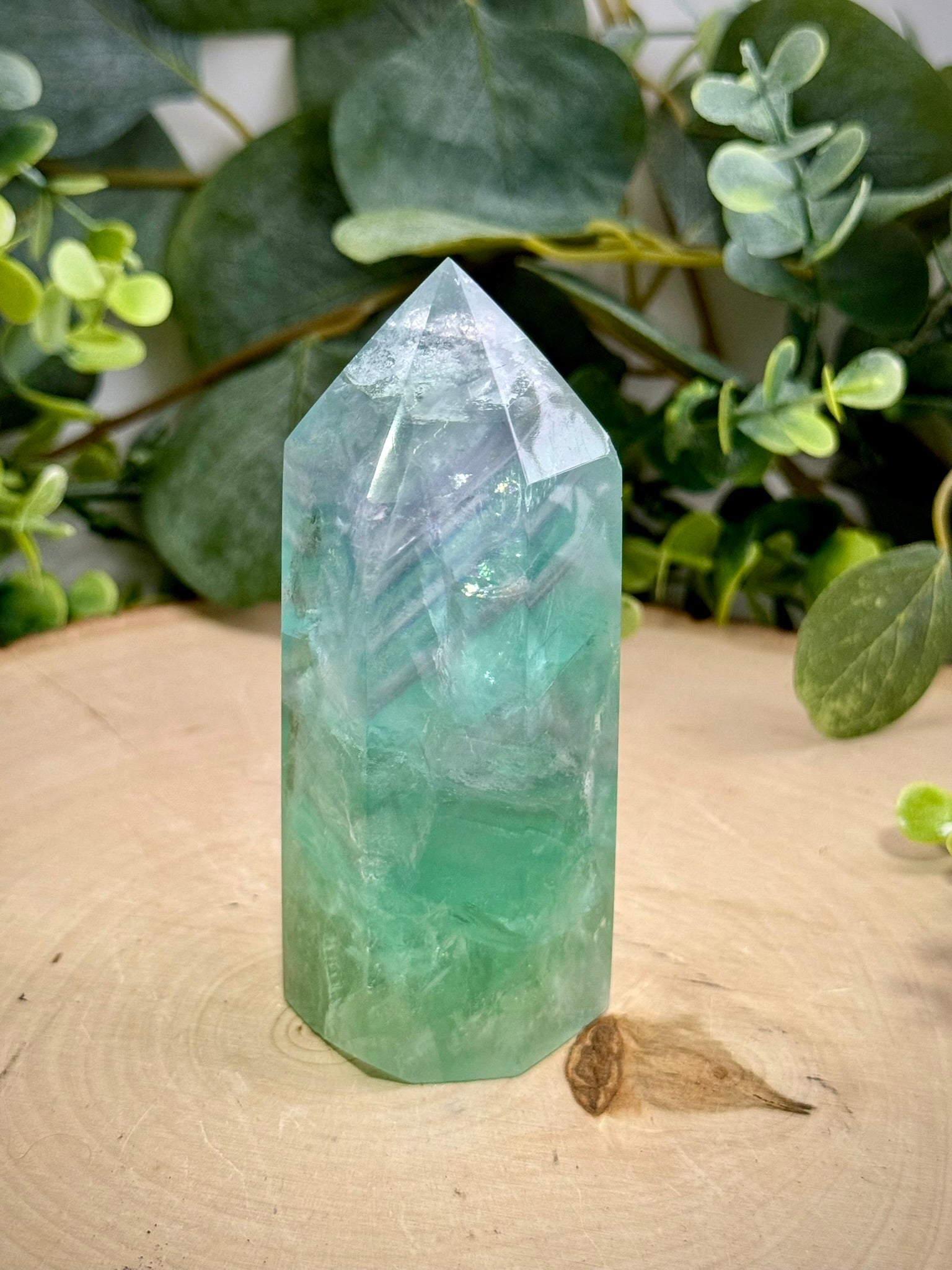 Green Fluorite Towers | Natural Polished Crystal Points