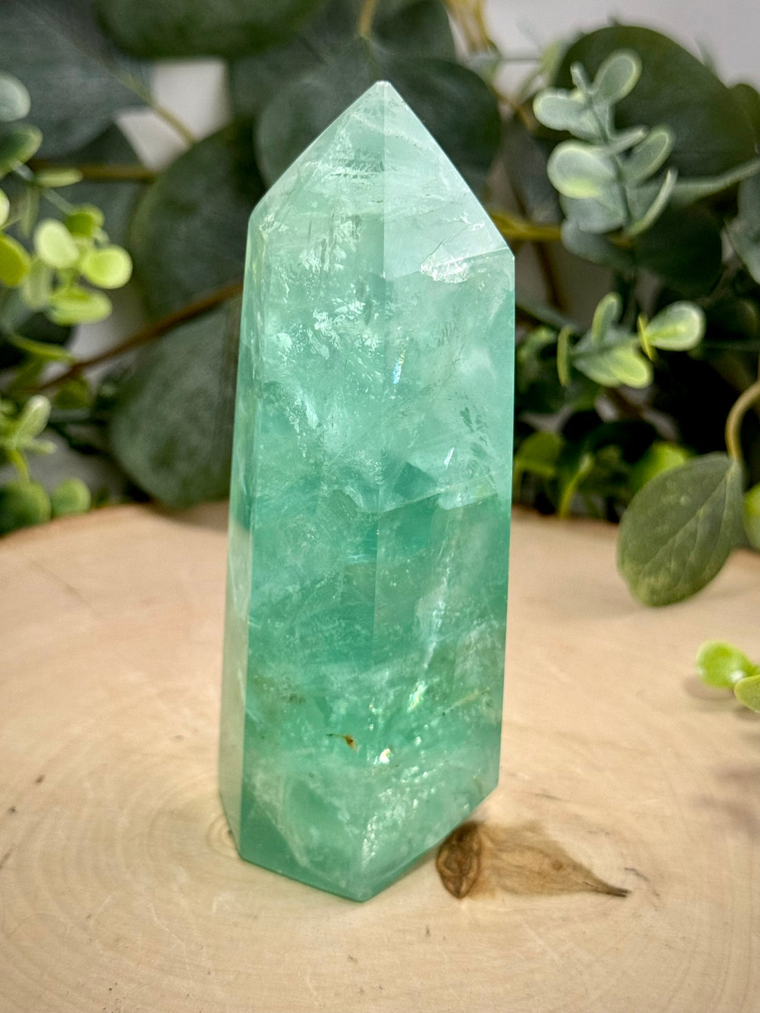 Green Fluorite Towers | Natural Polished Crystal Points