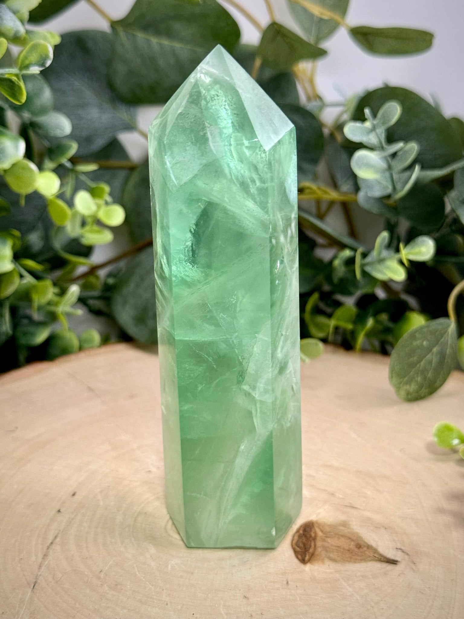 Green Fluorite Towers | Natural Polished Crystal Points