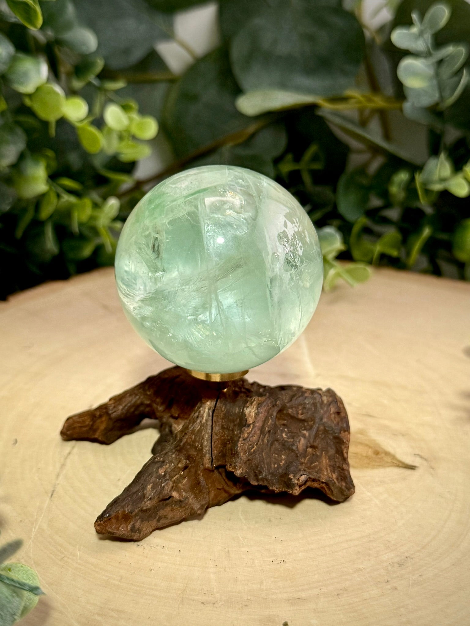Green Fluorite Spheres | Natural Polished Crystal Balls