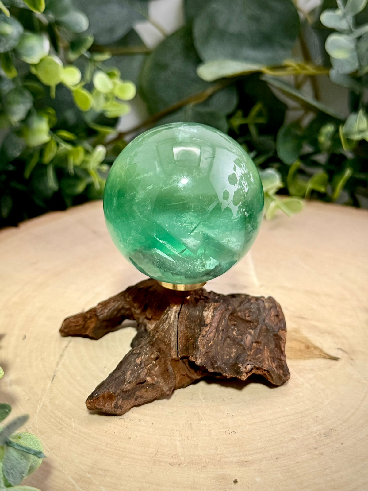 Green Fluorite Spheres | Natural Polished Crystal Balls - Still Water Crystals