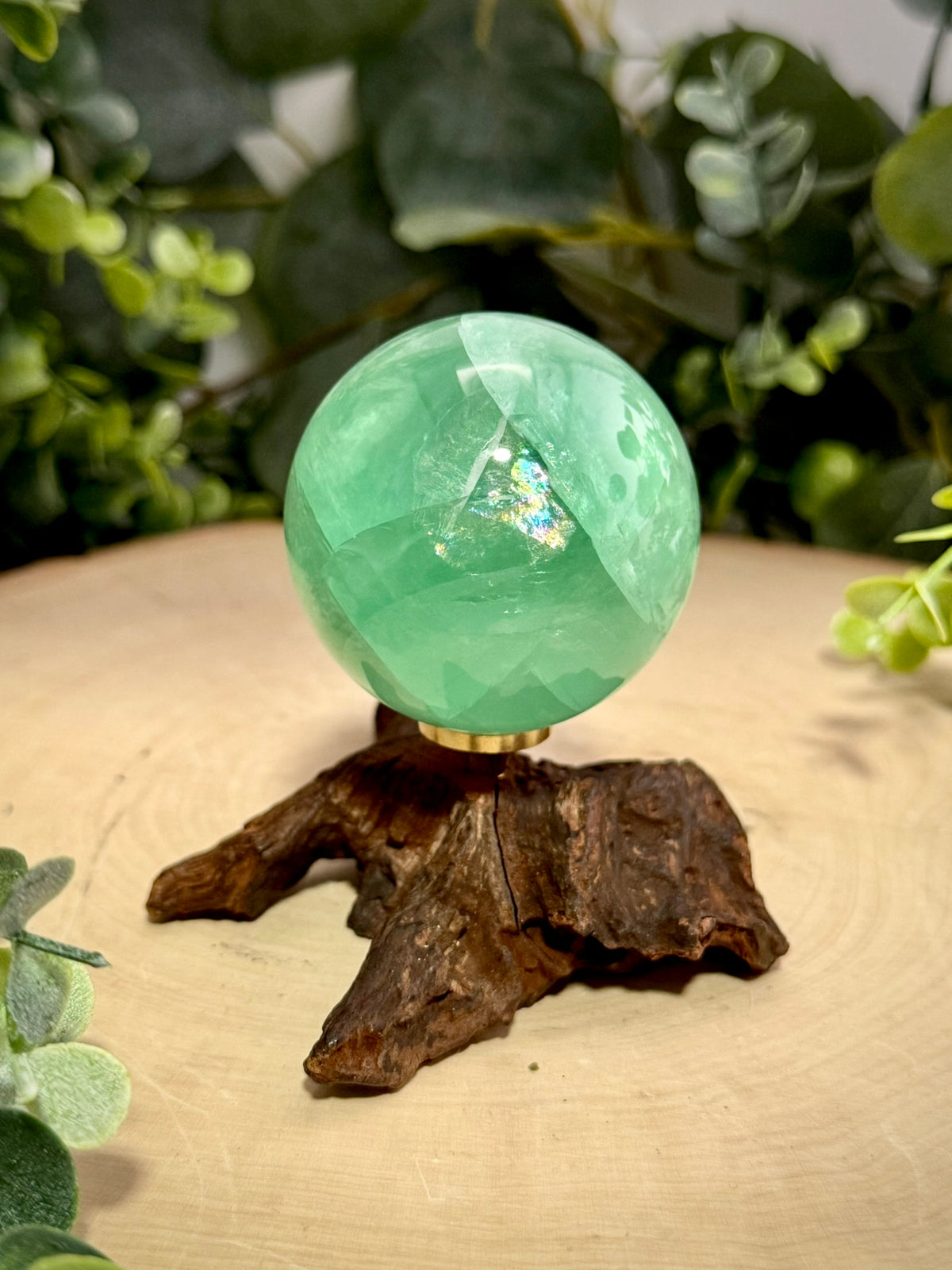 Green Fluorite Spheres | Natural Polished Crystal Balls - Still Water Crystals