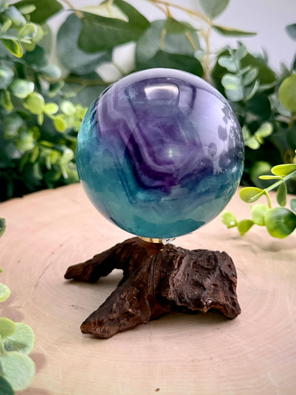 Rainbow Fluorite Spheres | Natural Polished Crystal Balls - Still Water Crystals